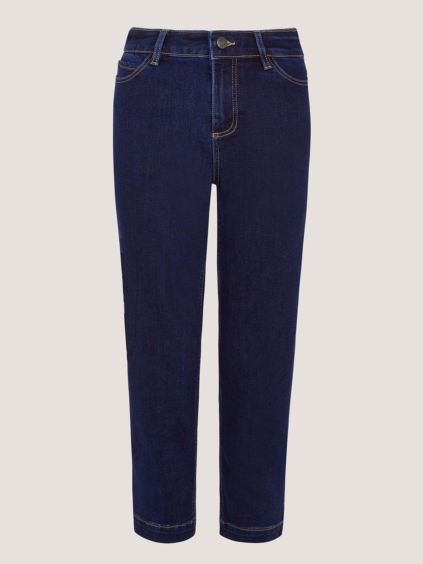 Image 5 of 5 of Monsoon Idabella Cropped Jean - Blue