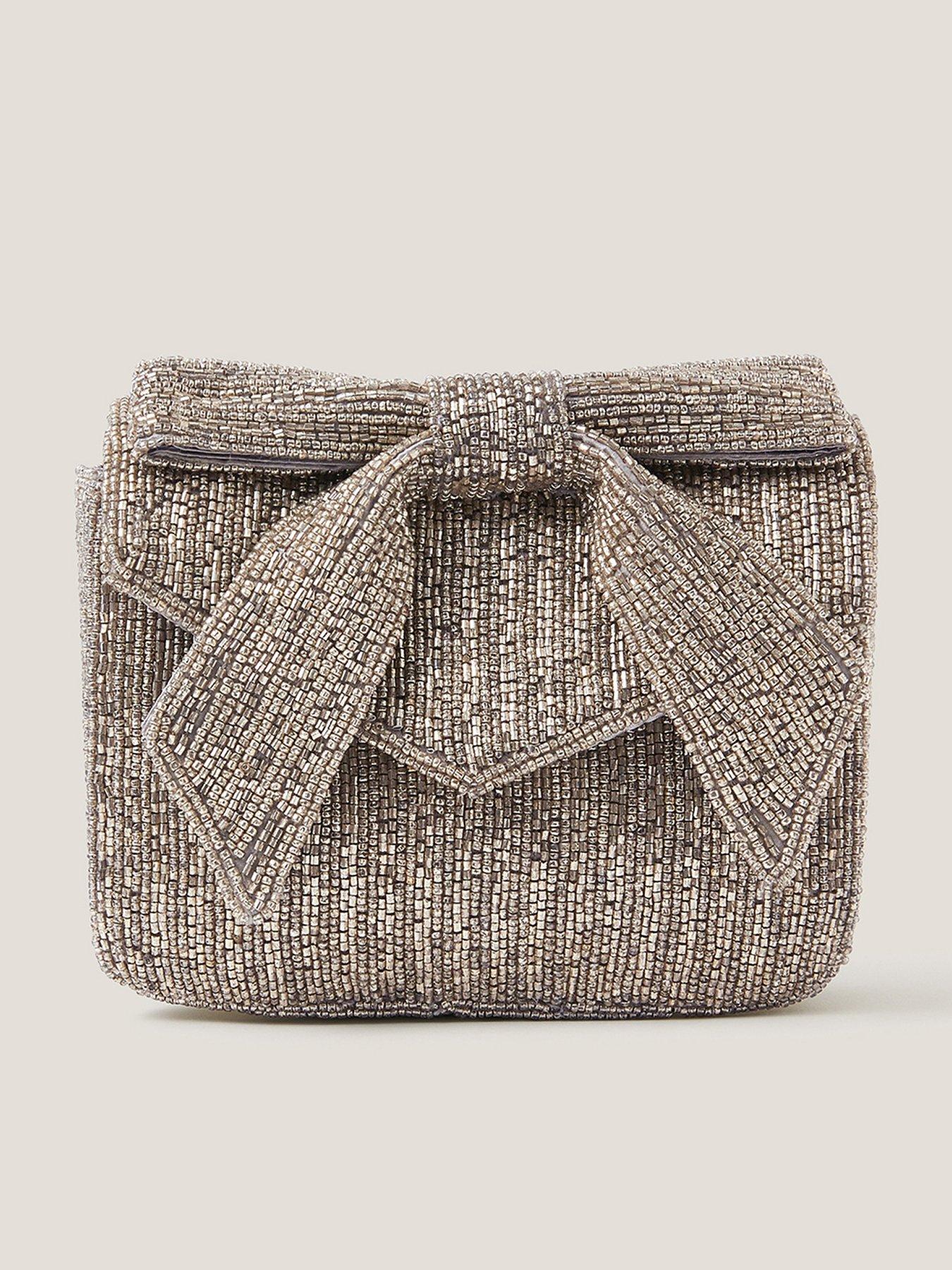 Image 1 of 4 of Monsoon Bella Beaded Bow Bag