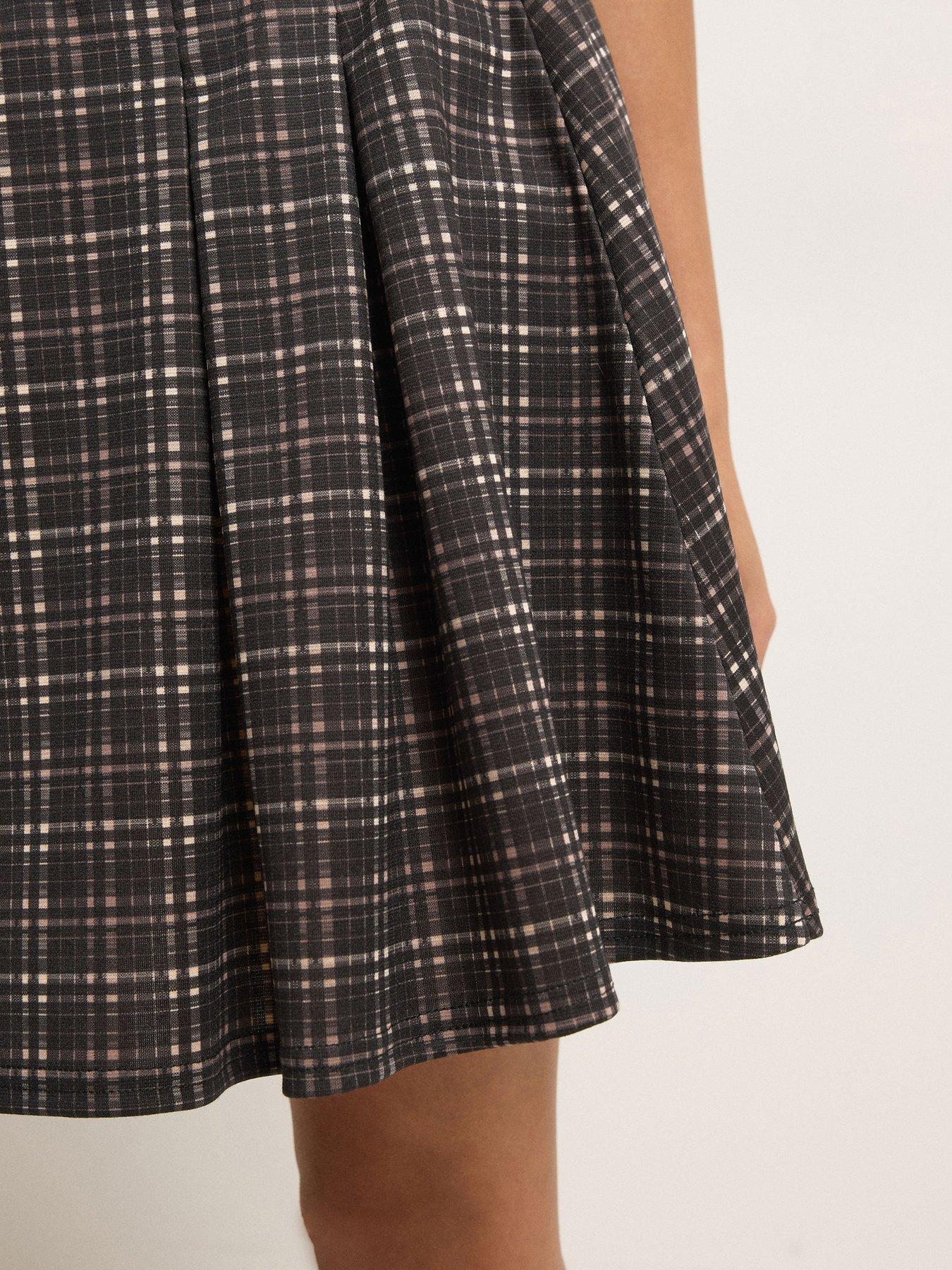 Image 4 of 5 of PixieGirl Petite Check Mini Skirt