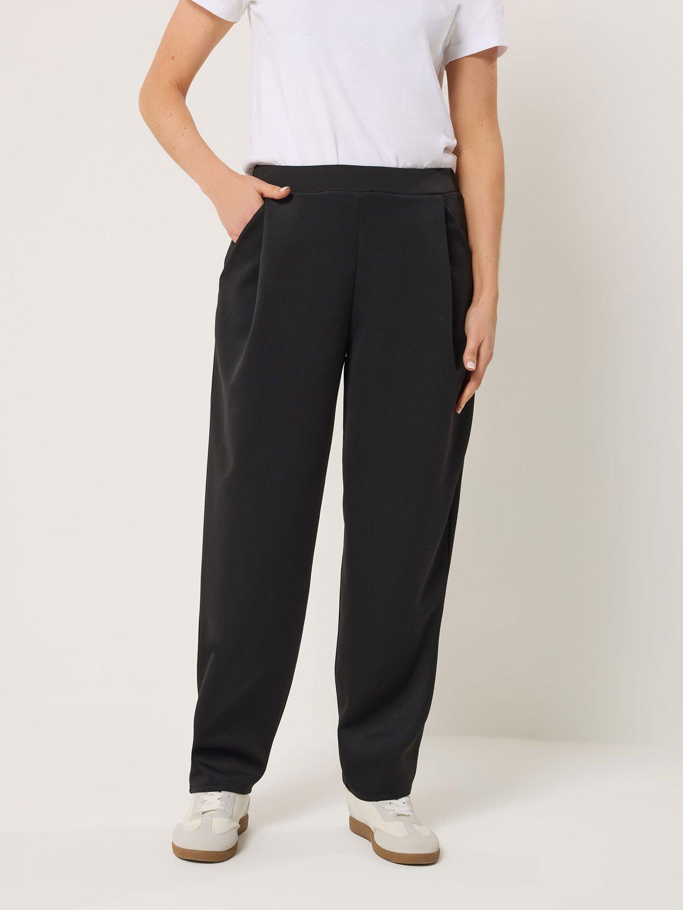 Image 1 of 5 of Long Tall Sally Tall Barrel Leg Trousers 34"