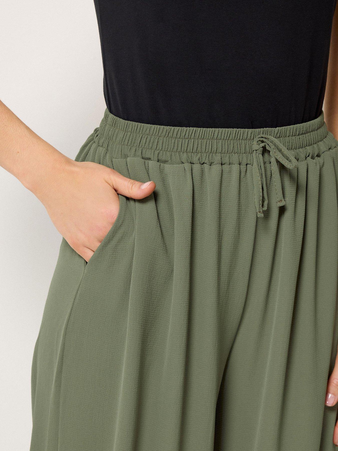 Image 4 of 5 of Long Tall Sally Tall Gathered Hem Trouser 34"