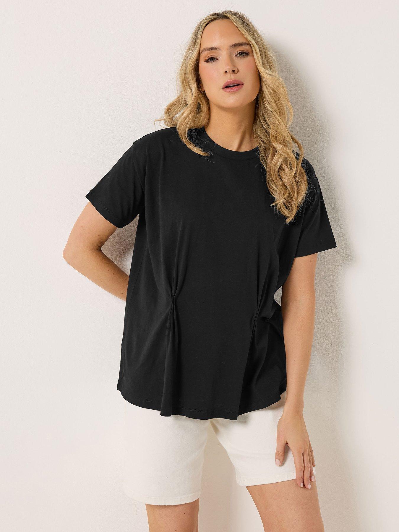Long Tall Sally Tall Pleat Front T-shirt