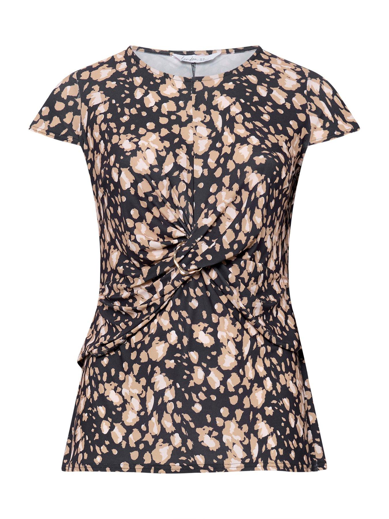 Image 5 of 5 of Yours Curve Buckle Twist Front Top