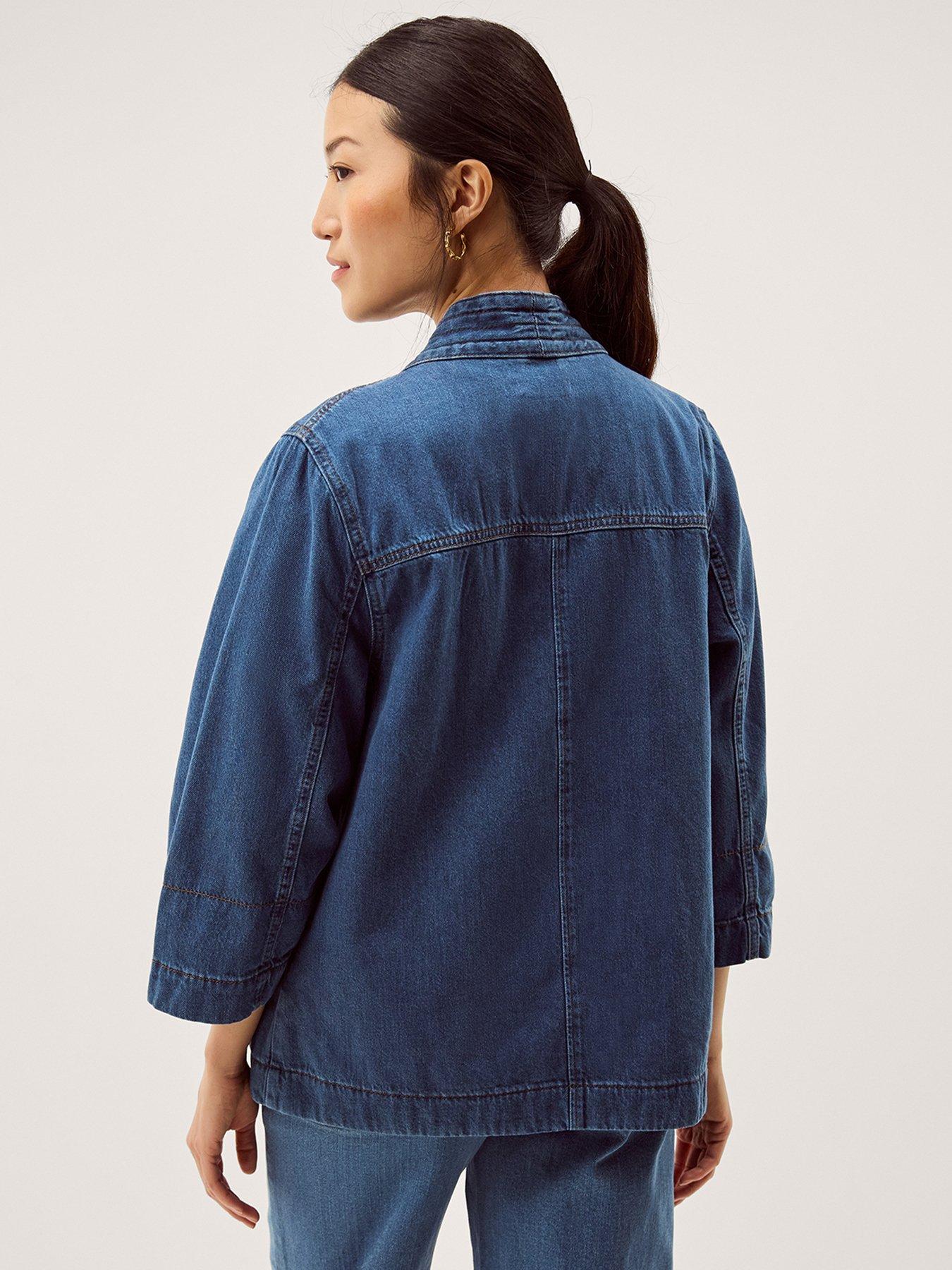 Image 2 of 5 of Monsoon Lorna Denim Jacket - Blue