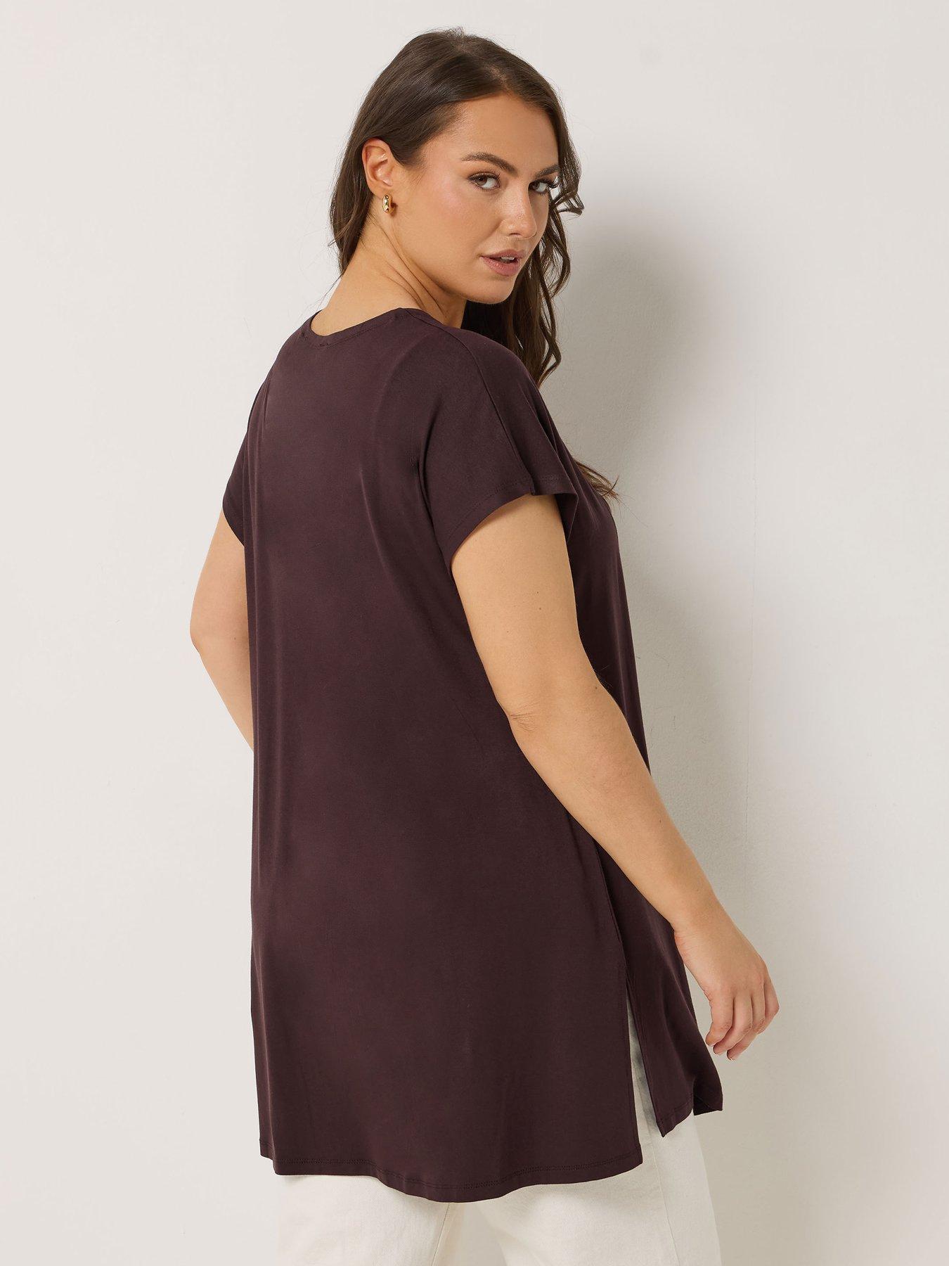 Image 2 of 5 of Yours Curve Grown On Cover Up - Brown