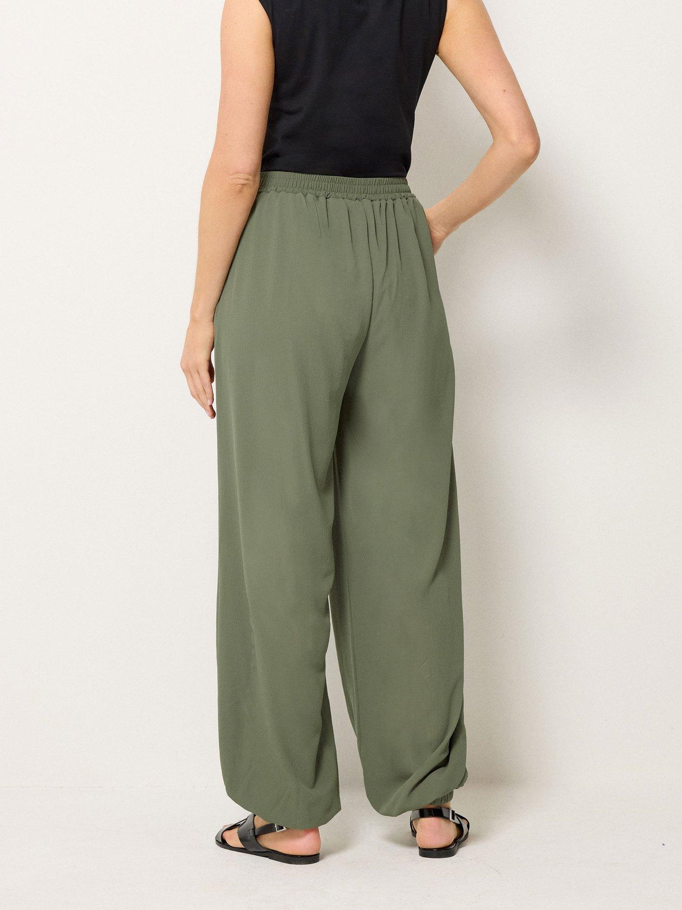 Image 2 of 5 of Long Tall Sally Tall Gathered Hem Trouser 36"