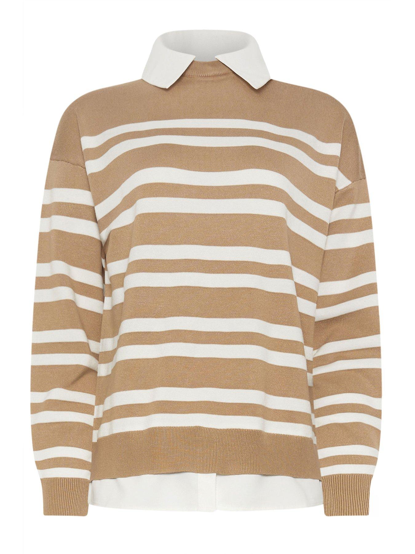 Image 5 of 5 of Long Tall Sally 2 In 1 Jumper - Cream