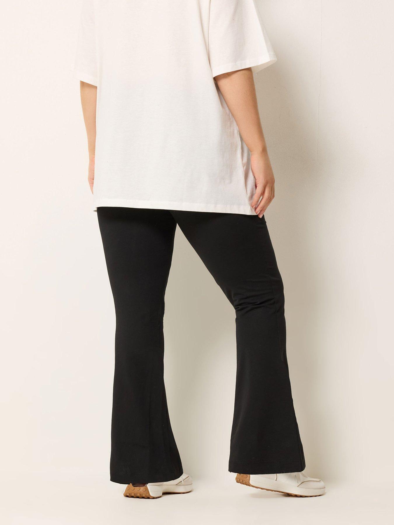 Image 2 of 5 of Yours Curve Active Flared Legging - Black