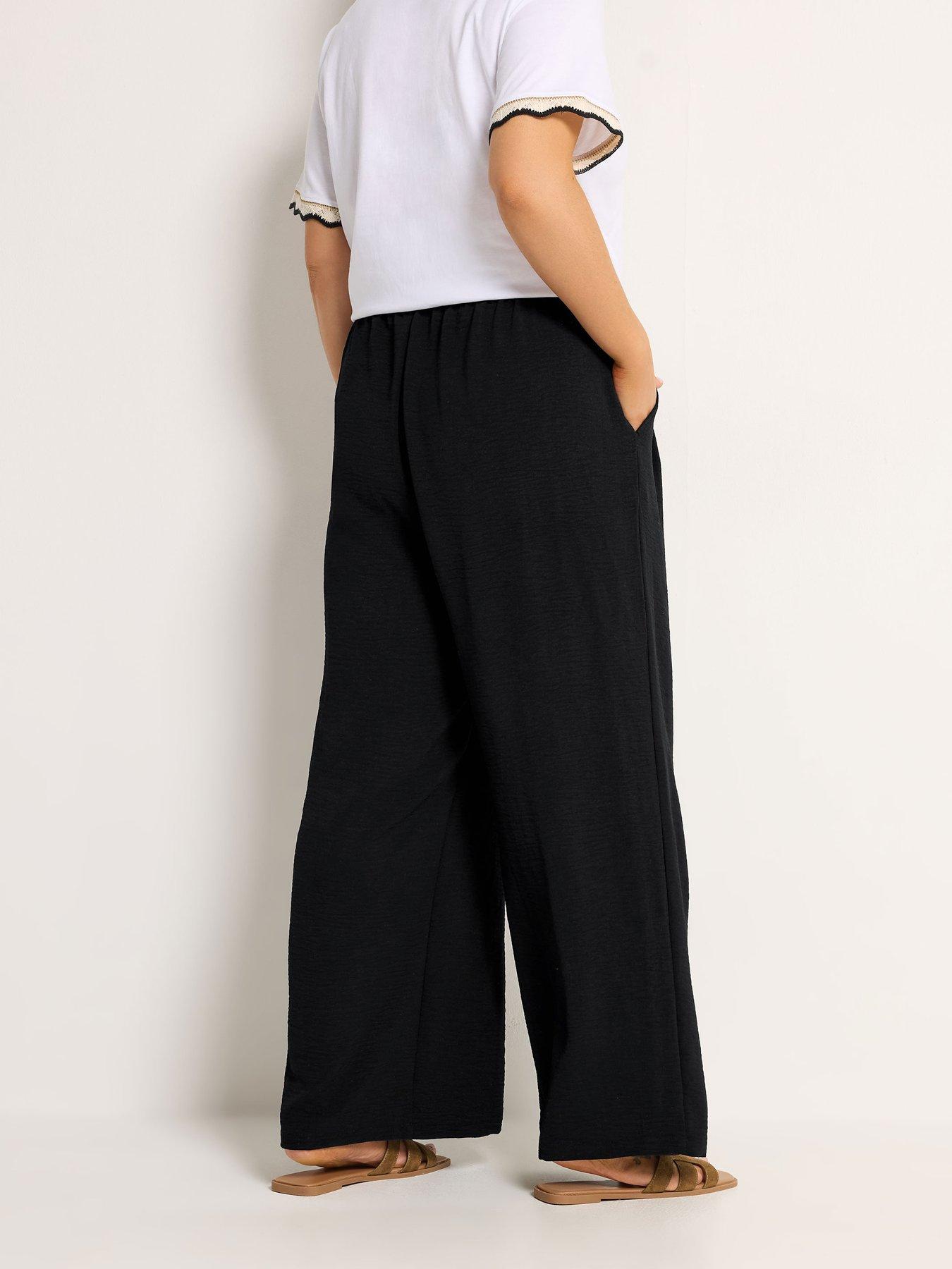 Image 2 of 5 of Yours Curve Washed Twill Formal Trouser