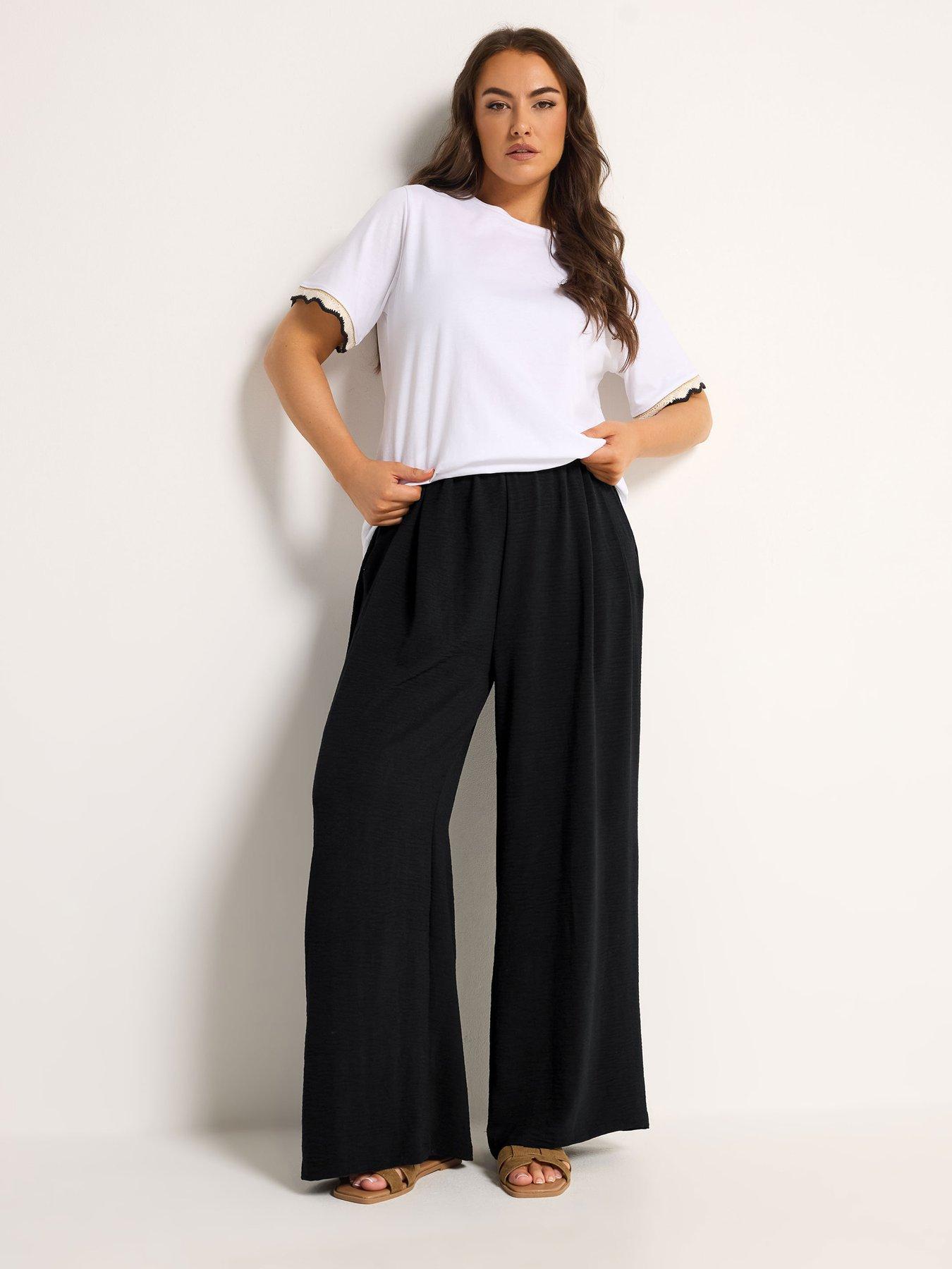 Image 3 of 5 of Yours Curve Washed Twill Formal Trouser