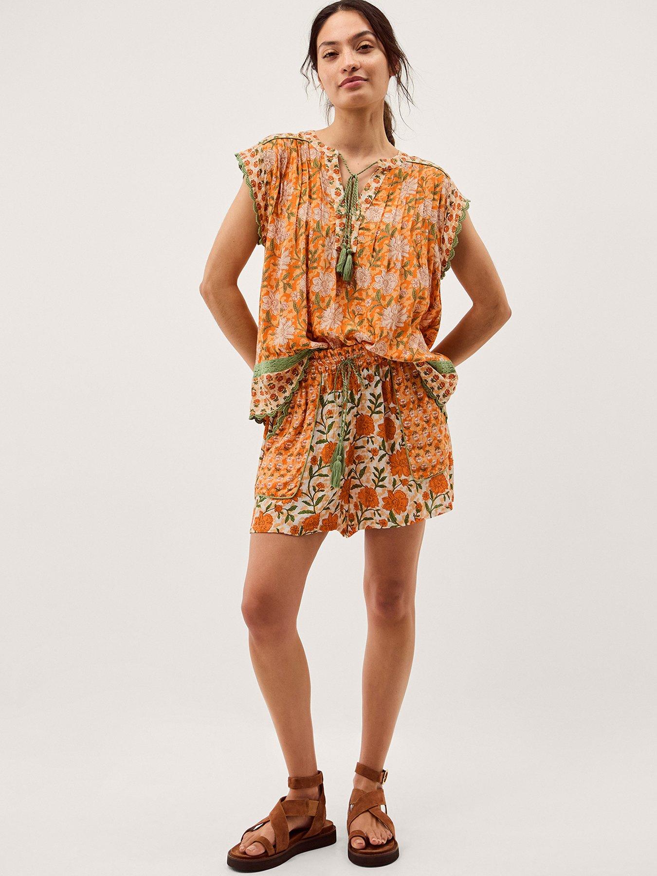 Image 3 of 5 of Monsoon Carris Floral Shorts