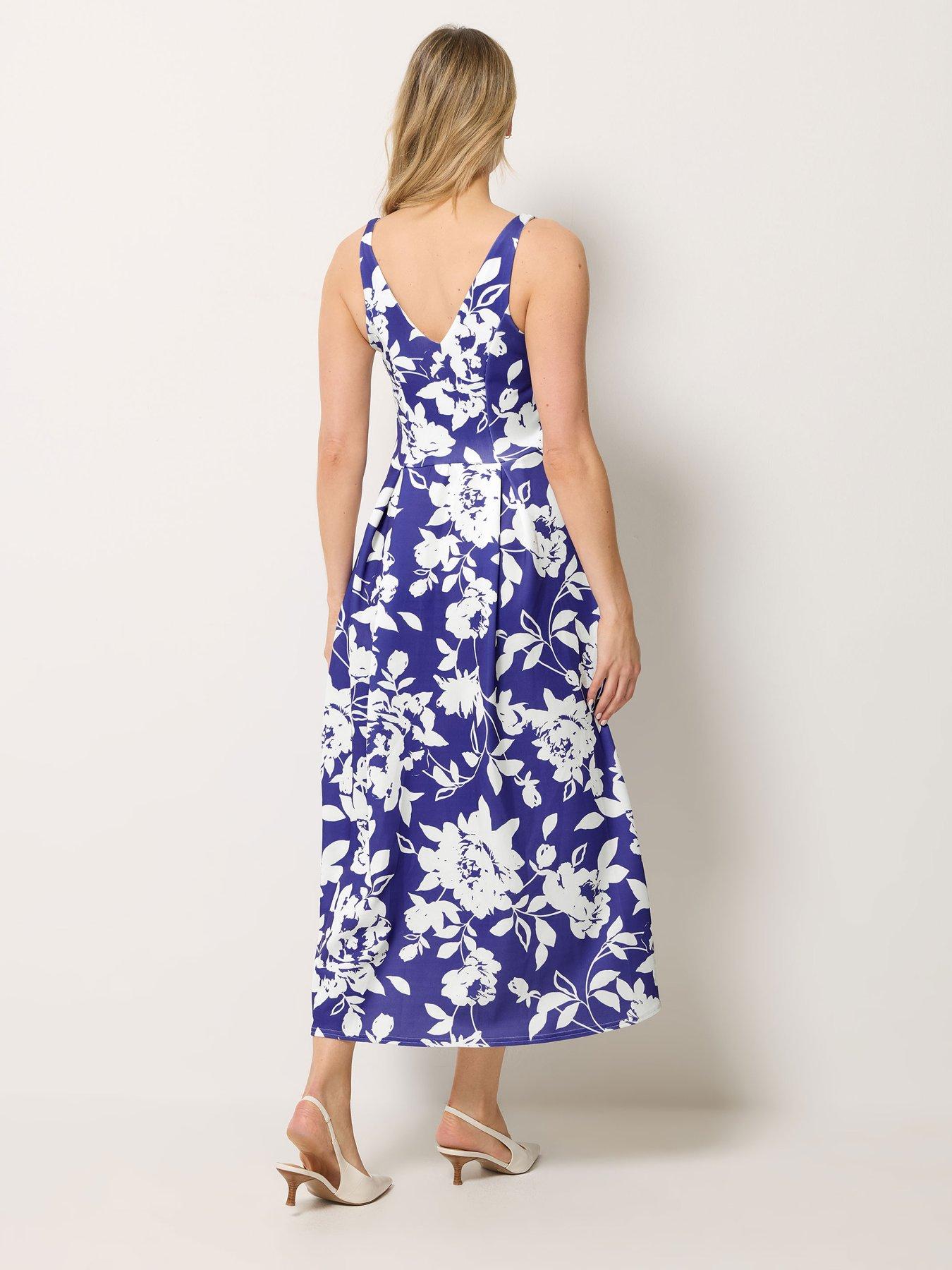 Image 2 of 4 of Long Tall Sally Tall Floral V-neck Dress
