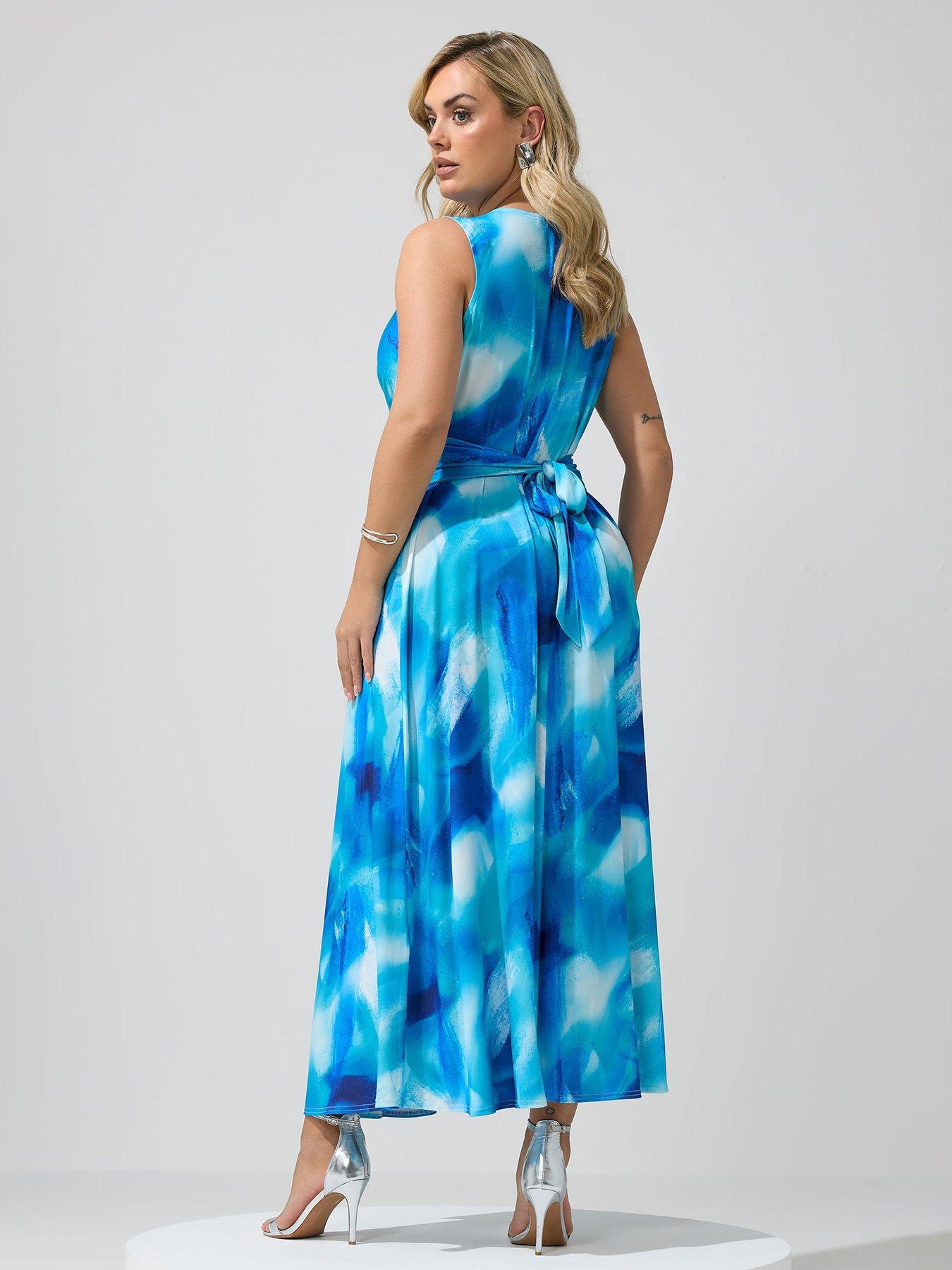 Image 2 of 5 of Yours Curve Abstract Ity Knot Dress