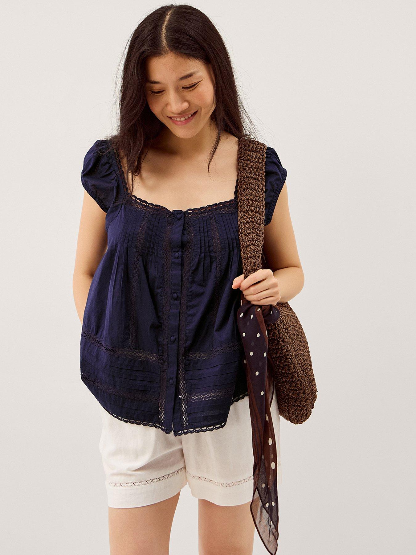 Image 3 of 5 of Monsoon Olivia Cotton Top