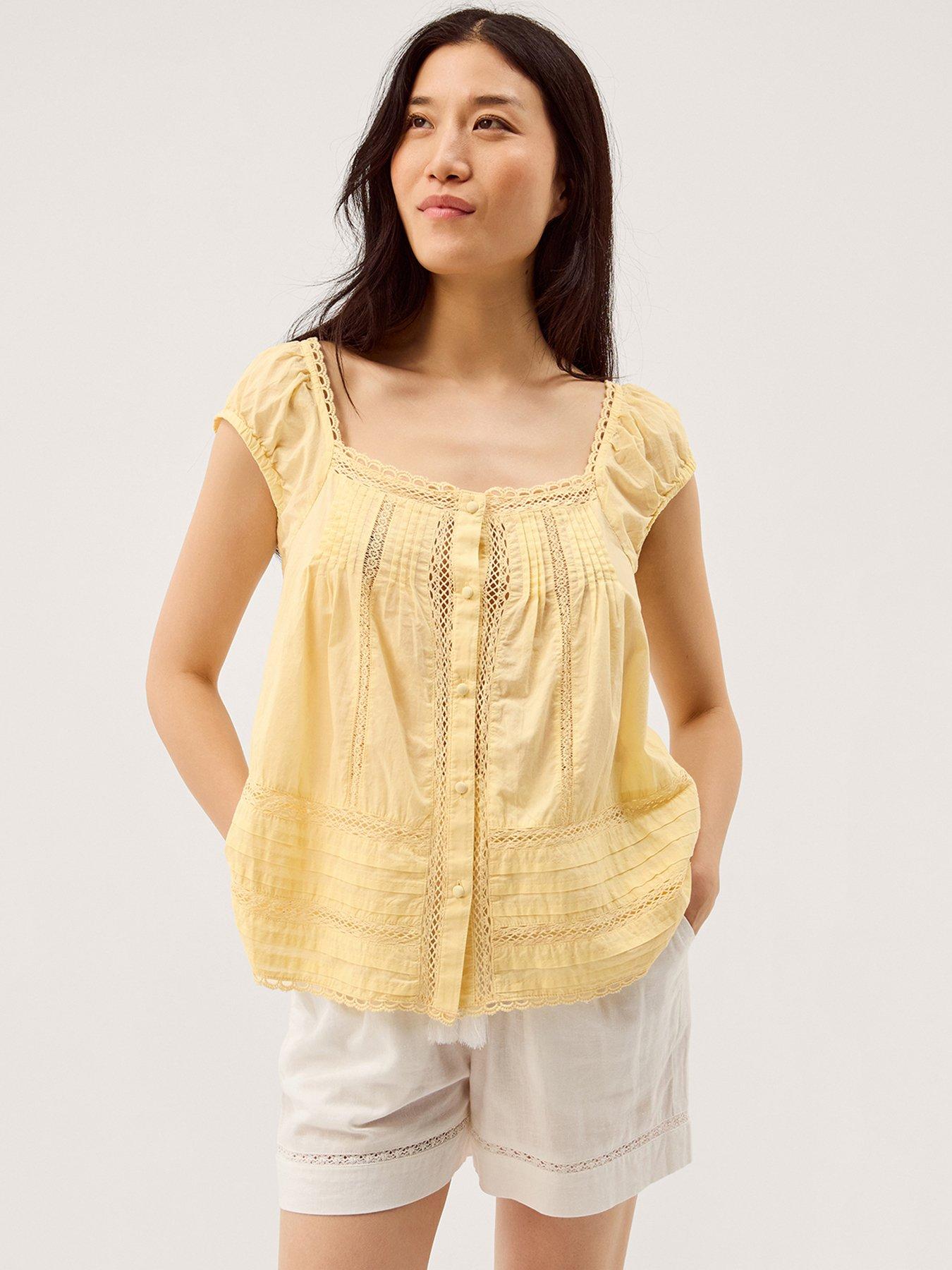 Monsoon Olivia Cotton Top