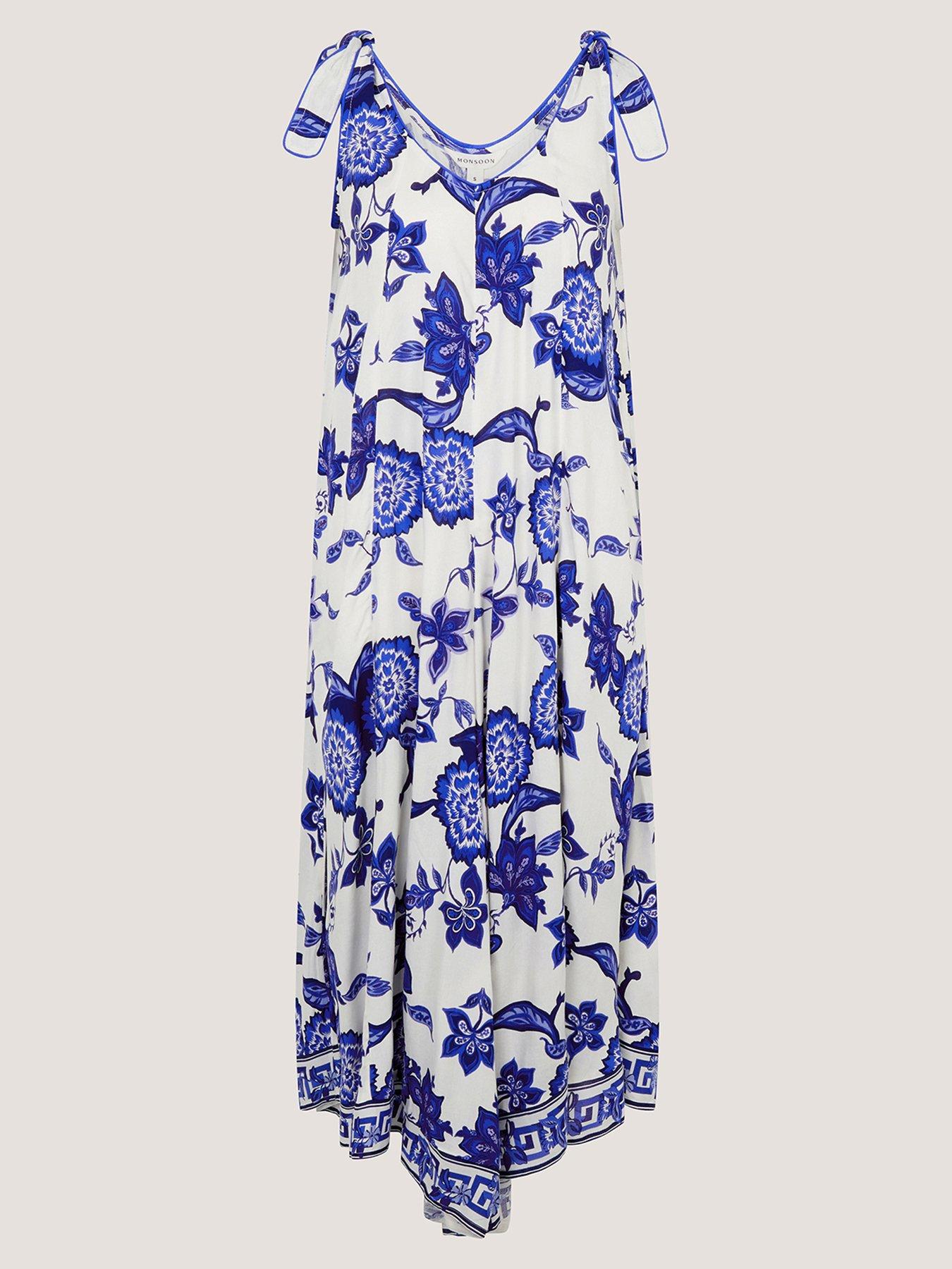 Monsoon Gloria Culotte Jumpsuit - Blue