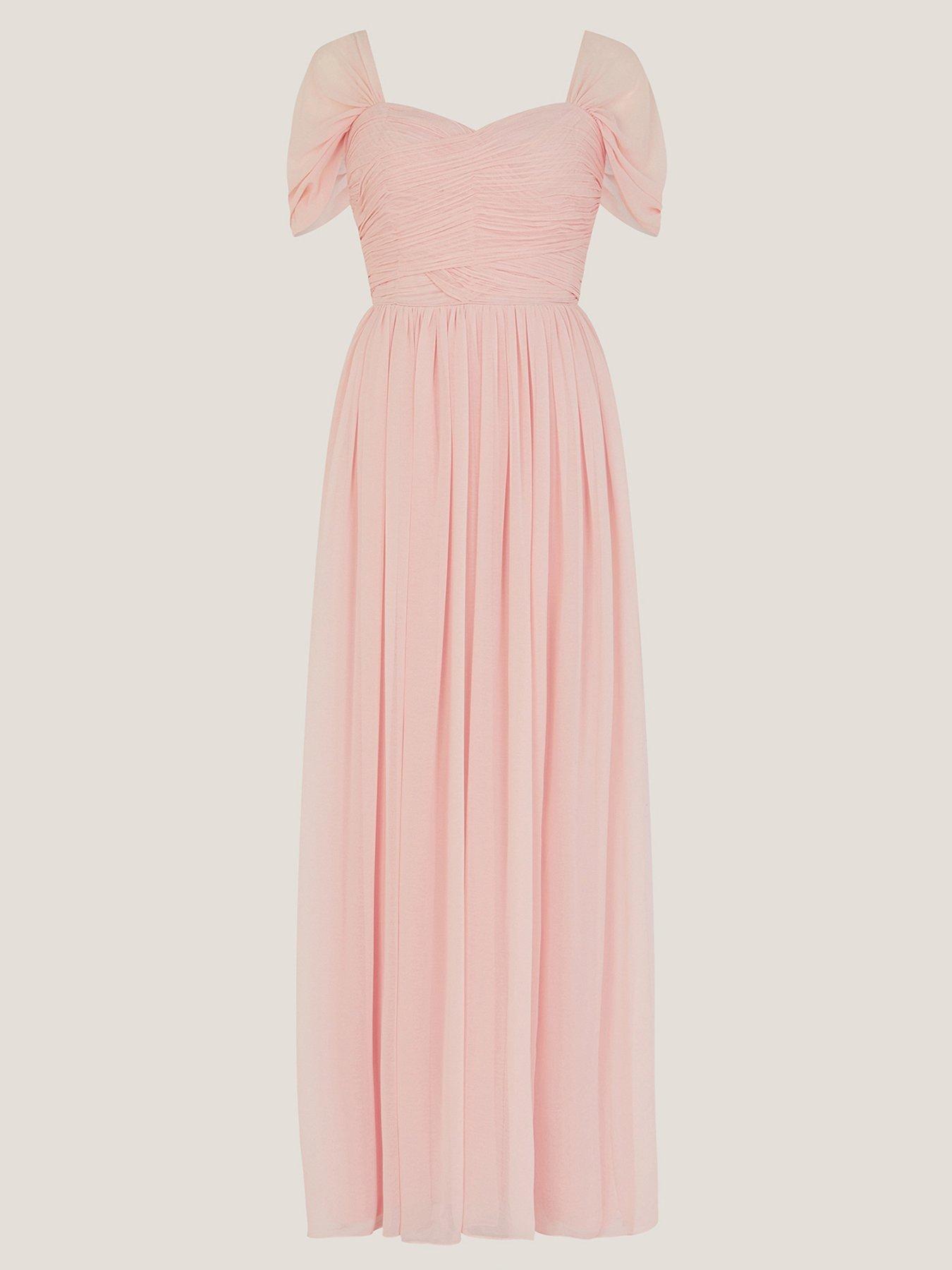 Image 5 of 5 of Monsoon Evelyn Bandeau Dress - Pink