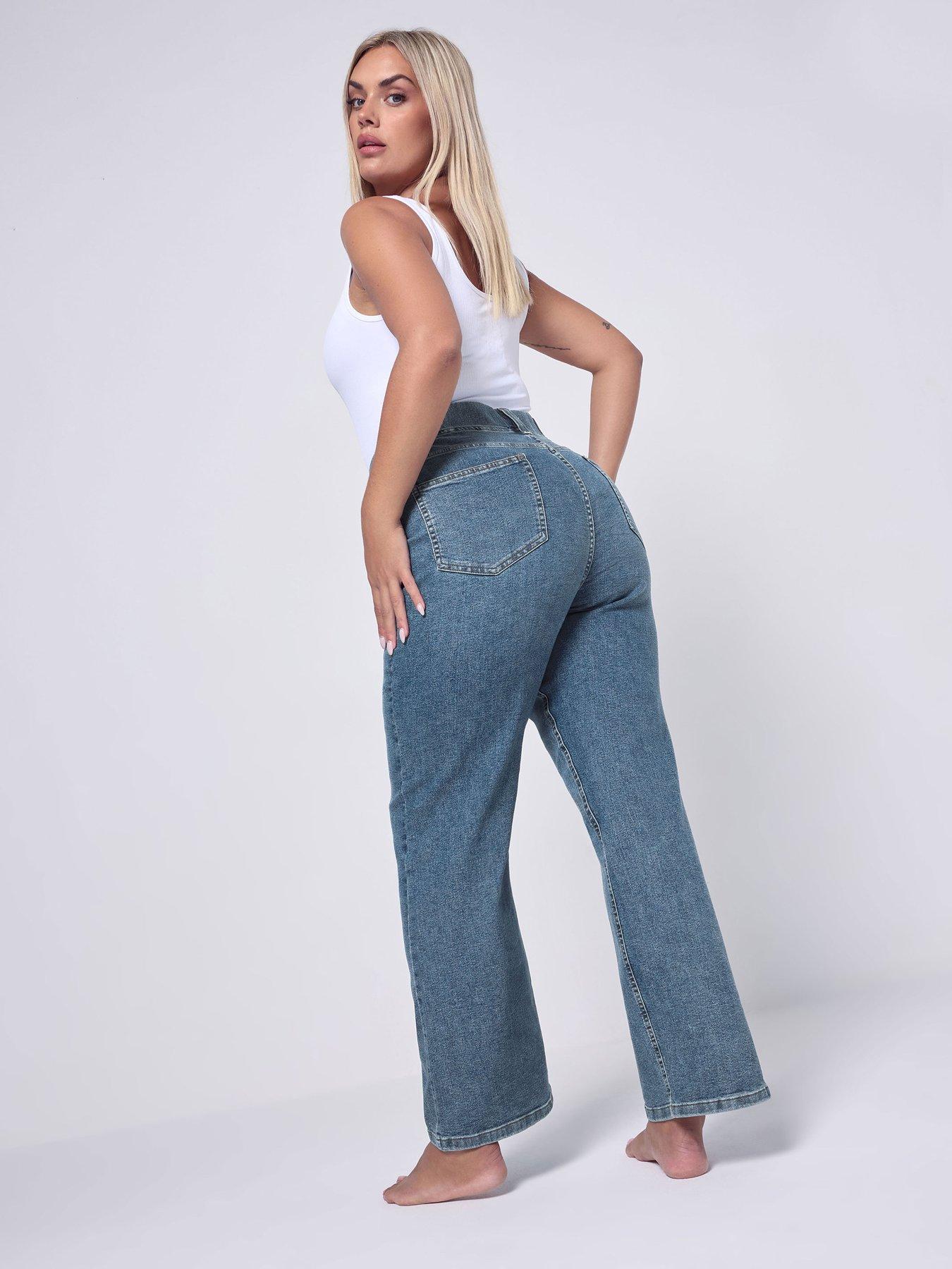 Image 2 of 5 of Yours Curve Wide Leg Jegging 28"