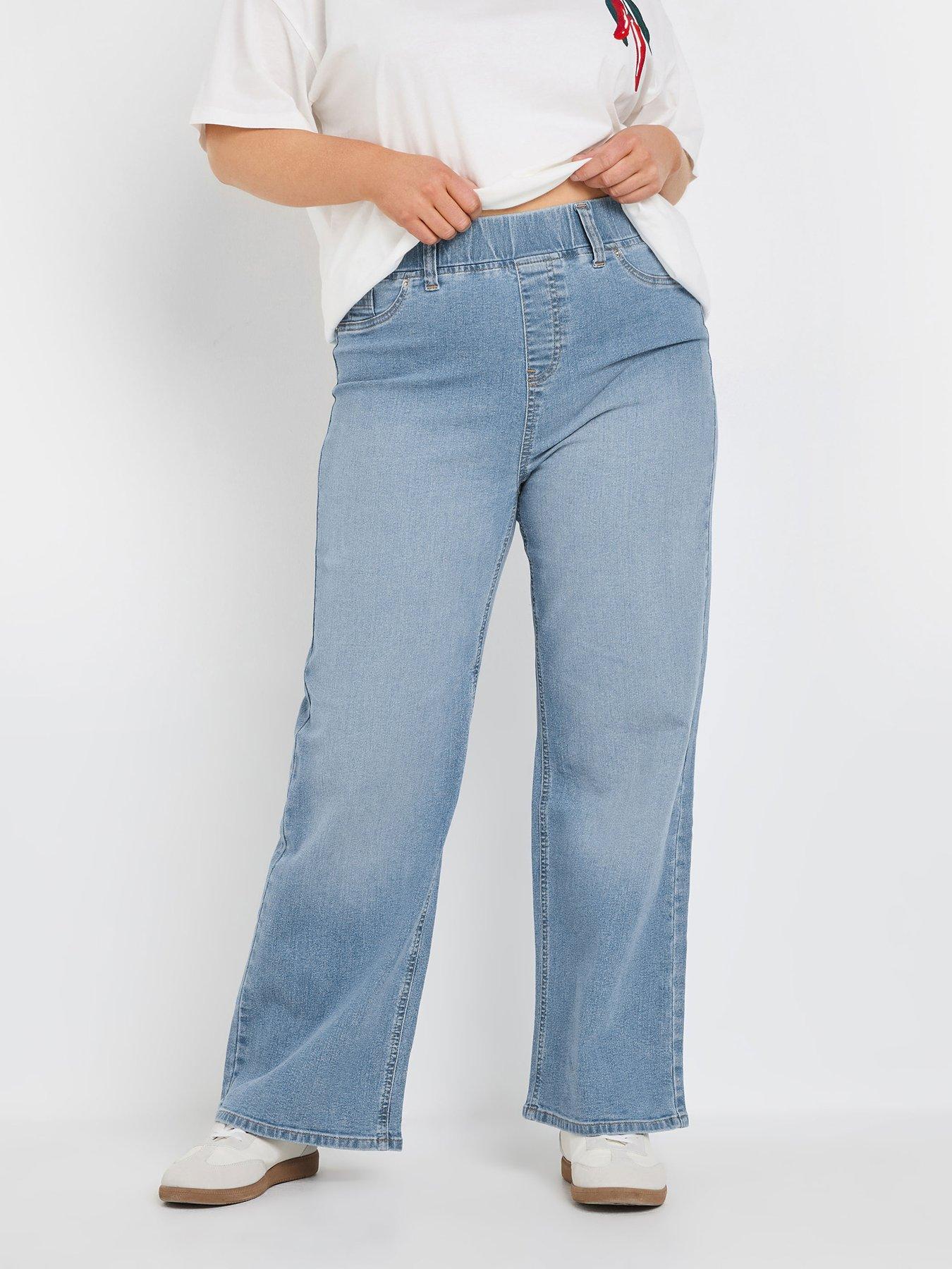 Image 1 of 5 of Yours Curve Wide Leg Jegging 28"