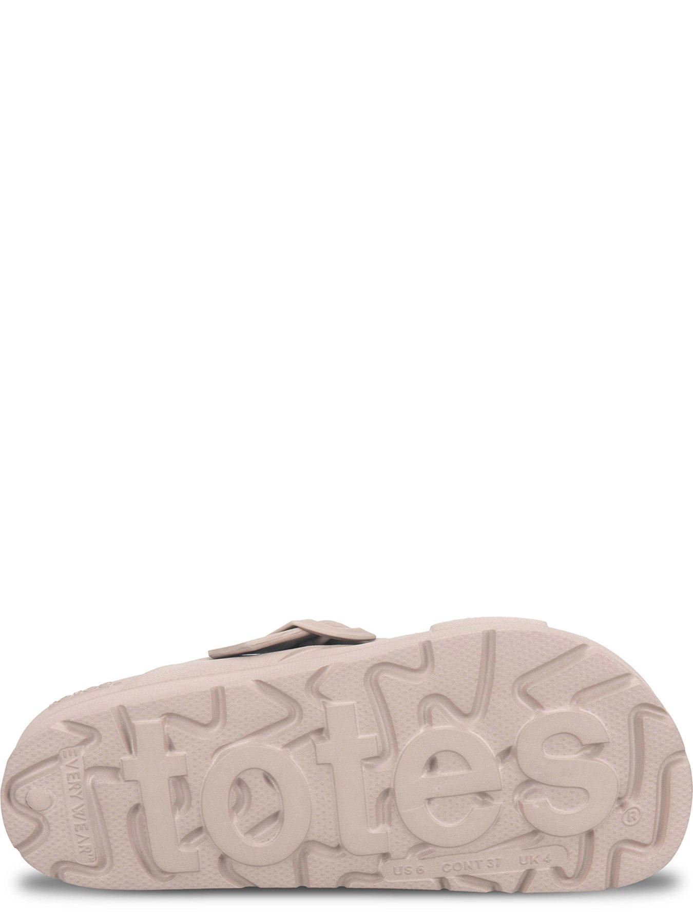 Image 4 of 5 of TOTES Solbounce Ladies Cross Front Buckle Slider - Taupe