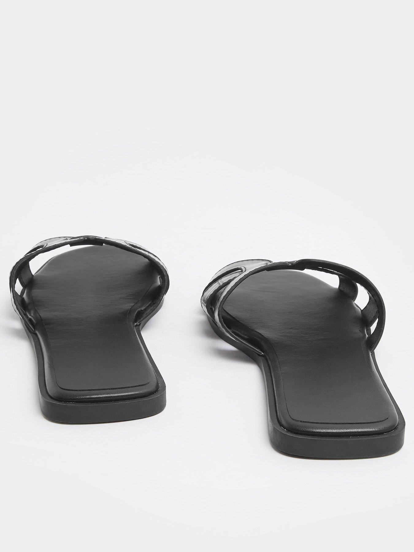 Image 3 of 4 of Yours Extra Wide Fit Cut Out Mule Sandal