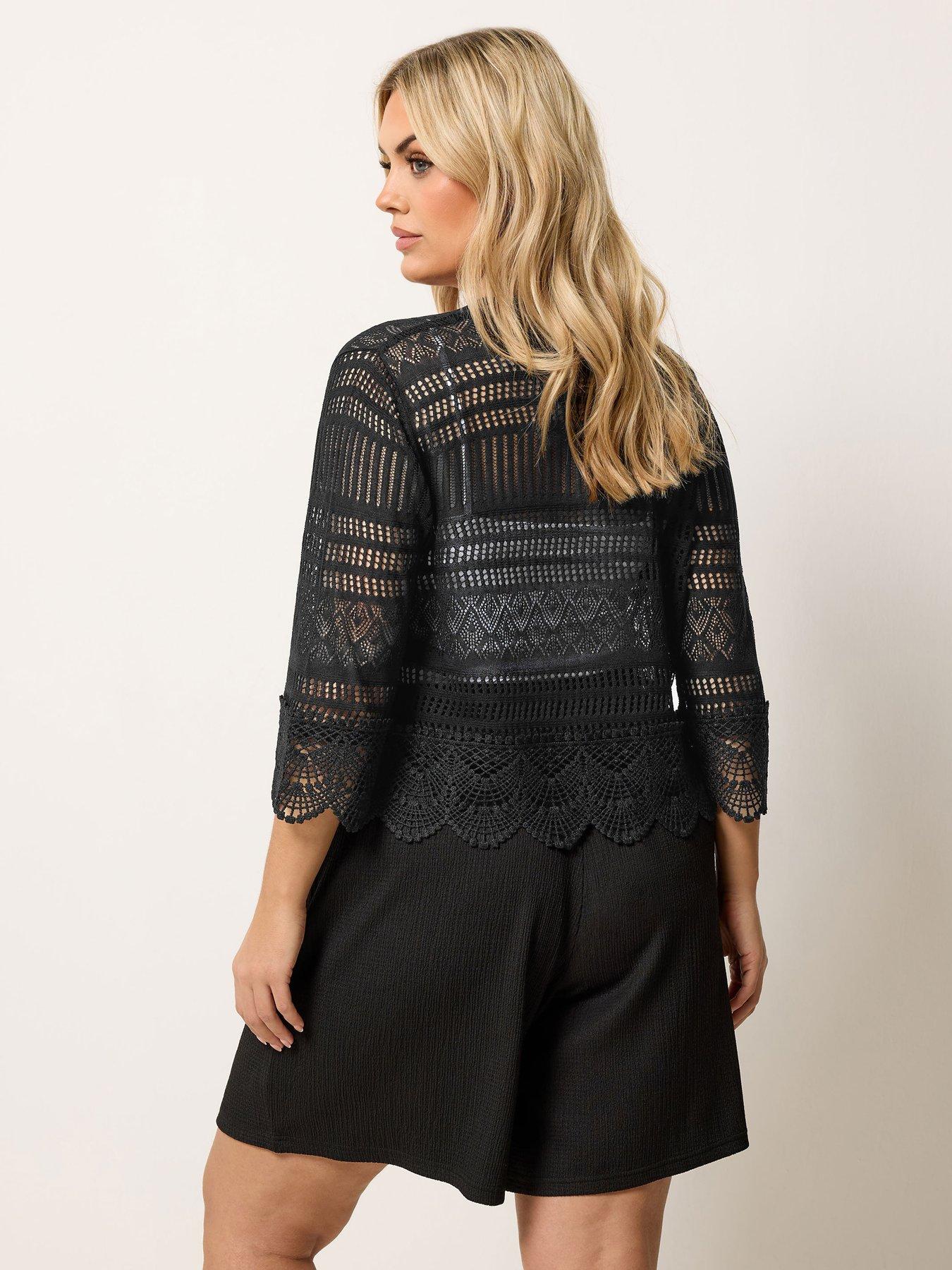 Image 2 of 5 of Yours Curve Waterfall Cardigan