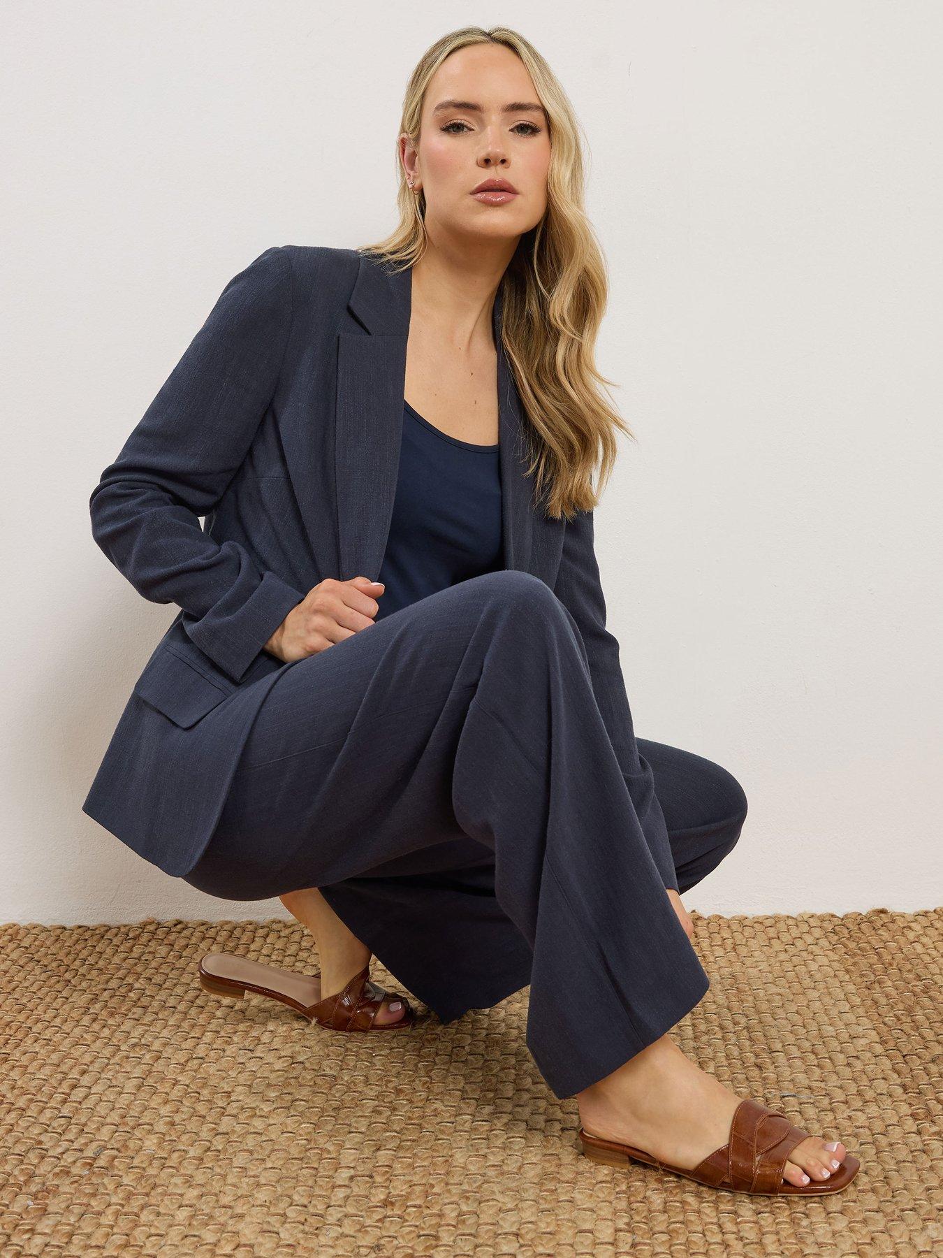 Long Tall Sally Tall Linen Blend Blazer