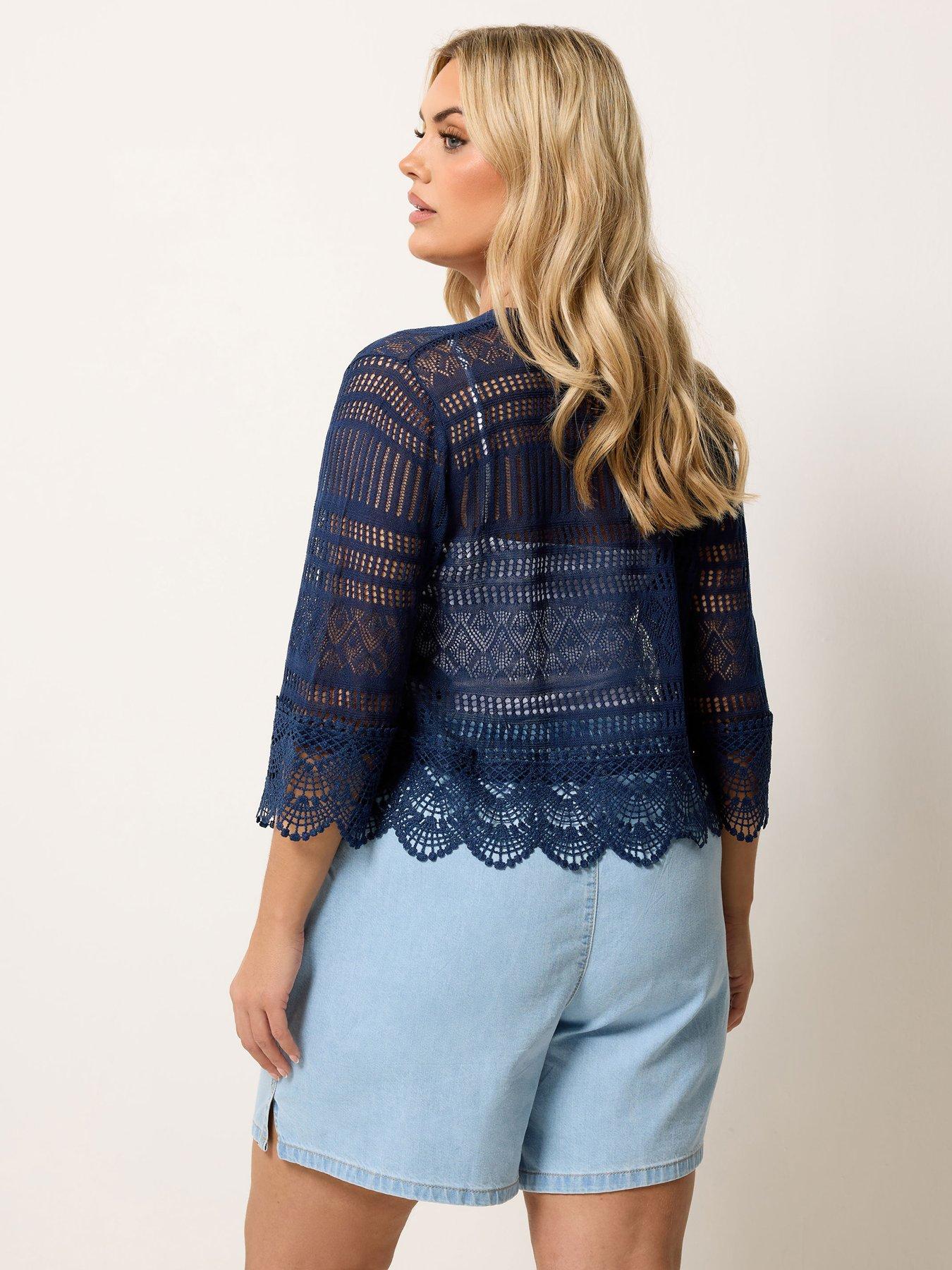 Image 2 of 5 of Yours Curve Waterfall Cardigan