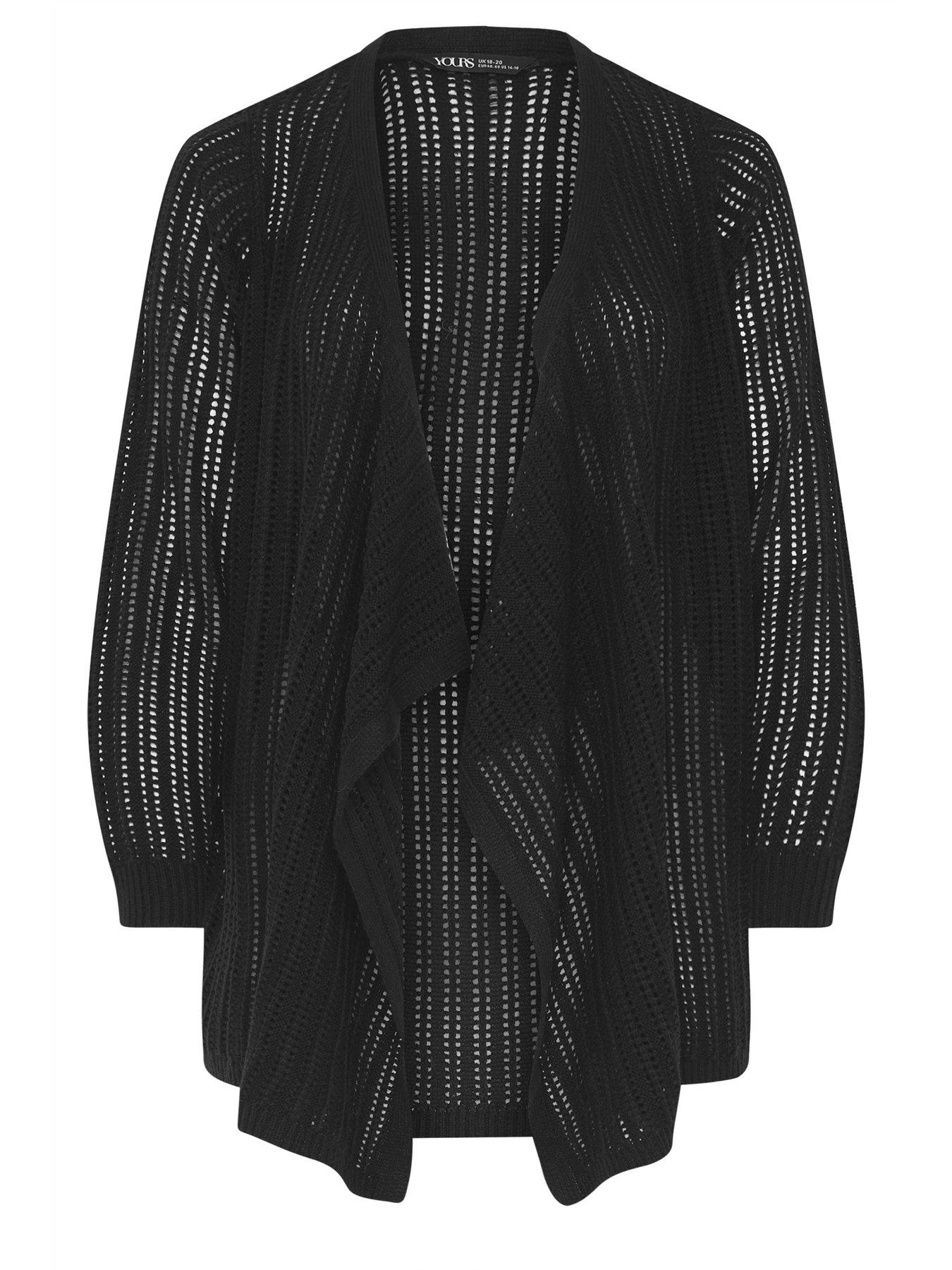 Image 5 of 5 of Yours Curve Longline Waterfall Cardigan