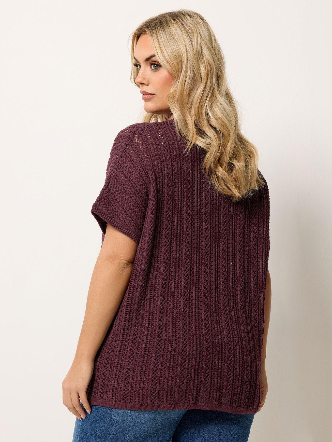 Image 2 of 5 of Yours Curve Boxy Striped Cover Up