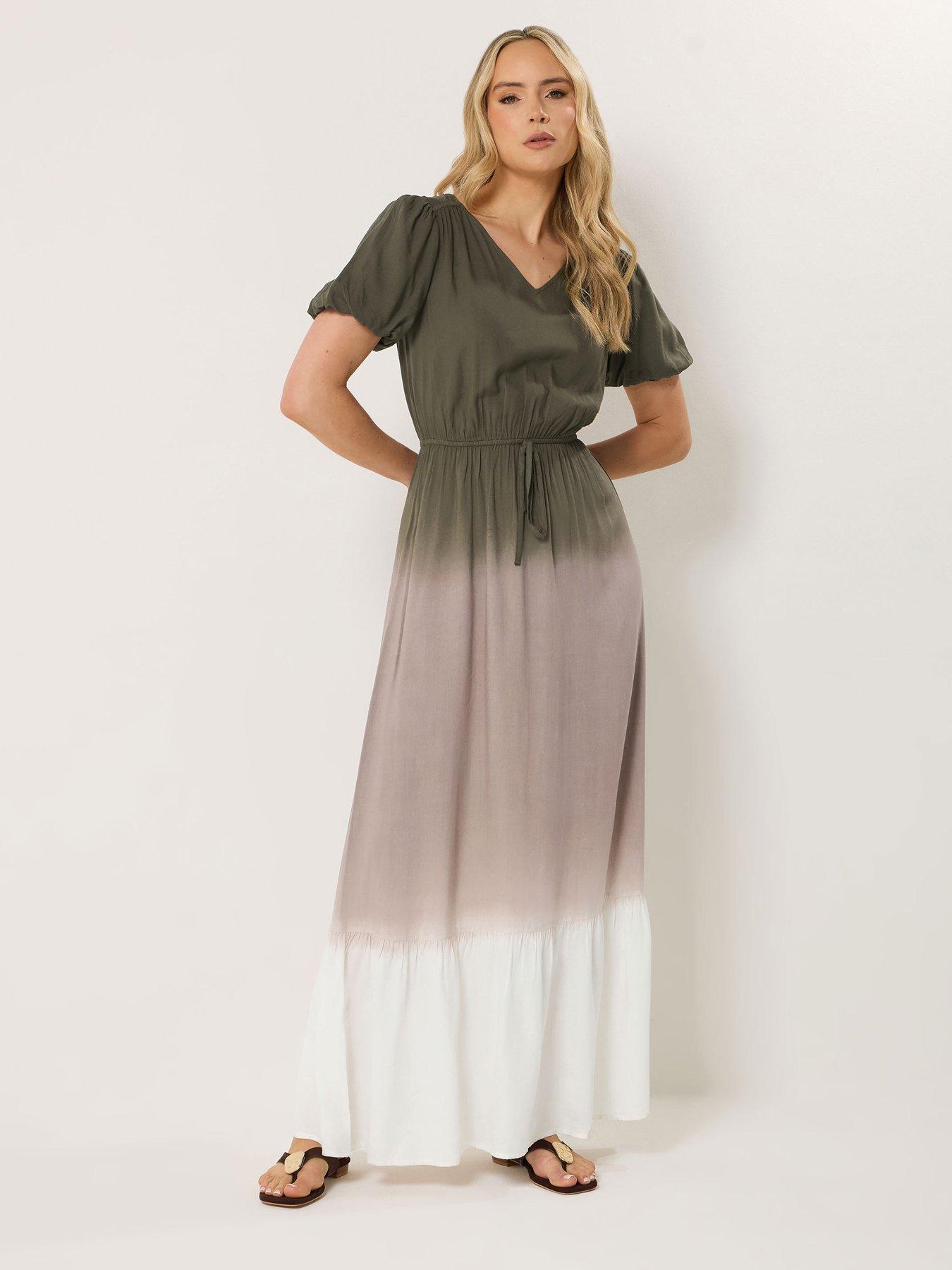 Long Tall Sally Ombre Maxi Dress - Brown