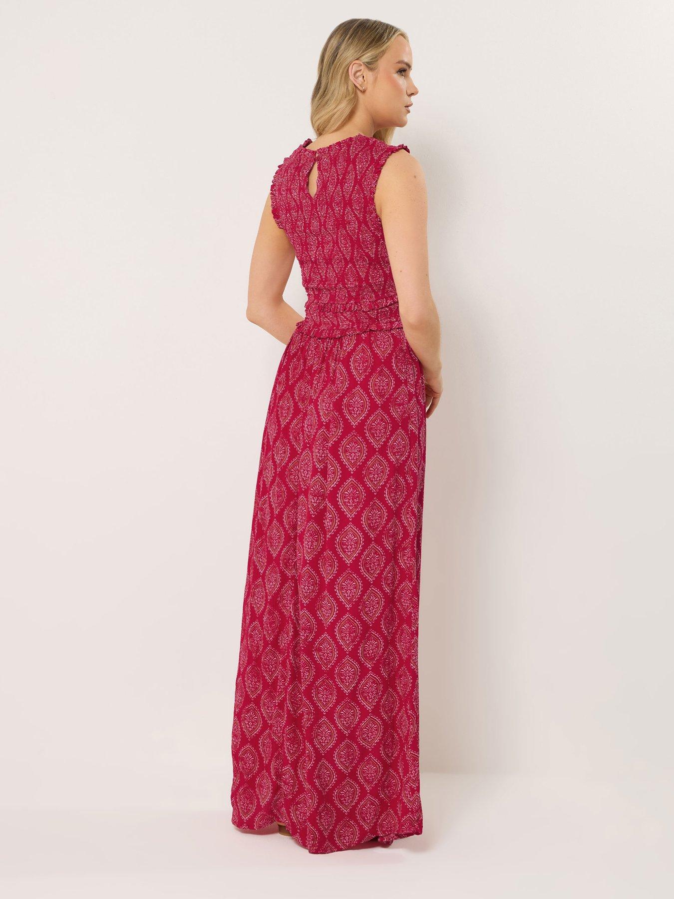 Image 2 of 5 of Long Tall Sally Tall Shirred Sleeveless Maxi Dress