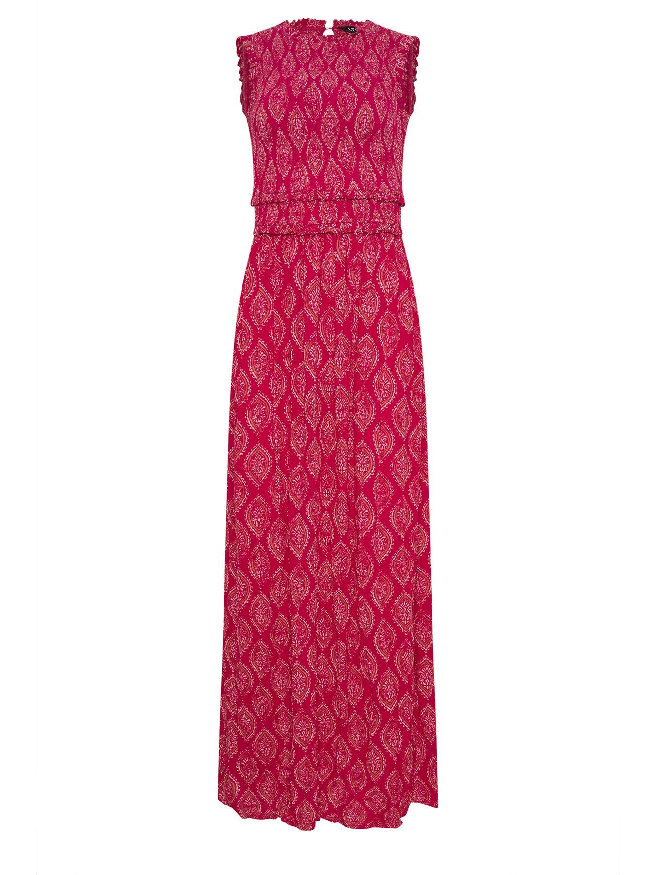 Image 5 of 5 of Long Tall Sally Tall Shirred Sleeveless Maxi Dress