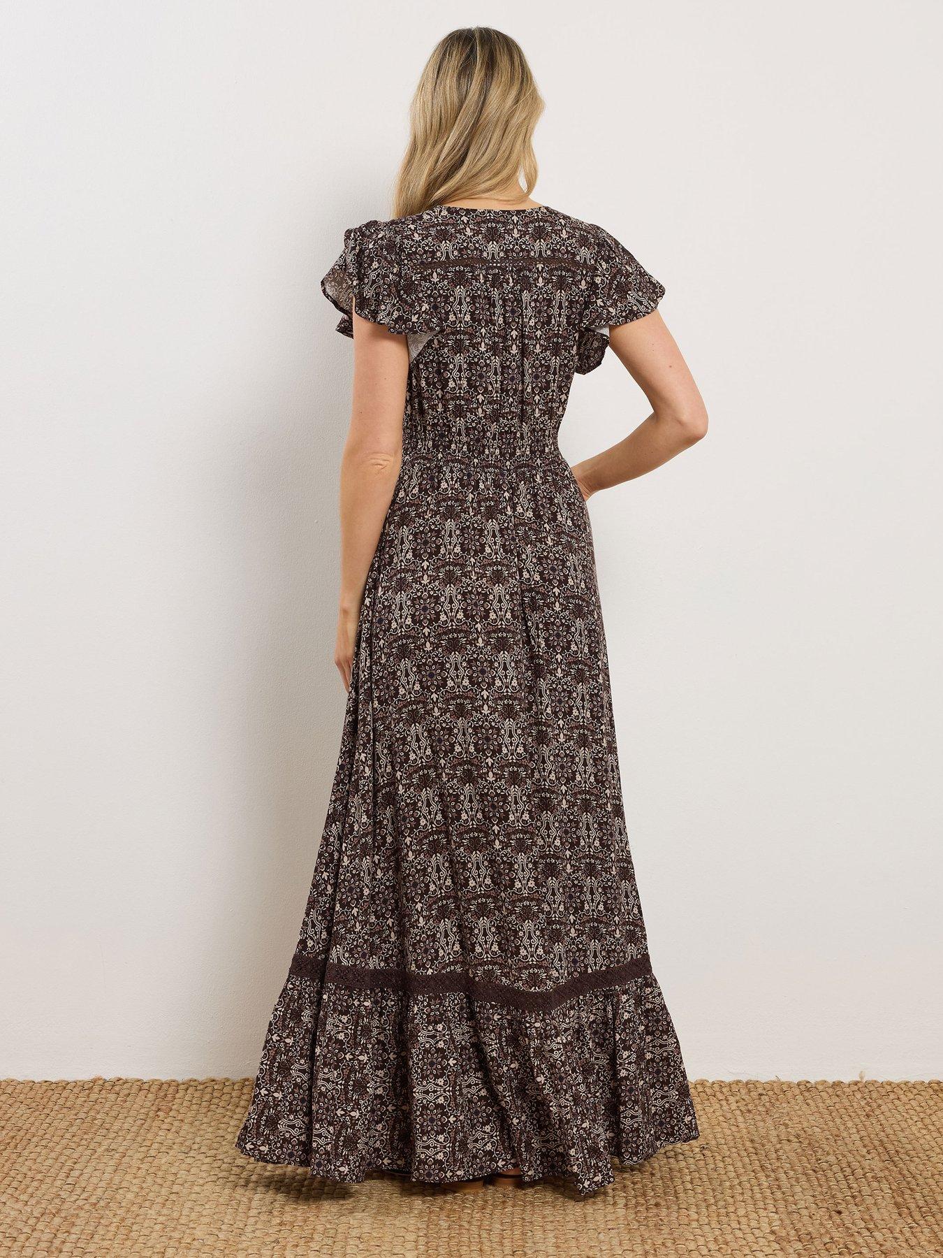 Image 2 of 4 of Long Tall Sally Tall Button Through Maxi Dress