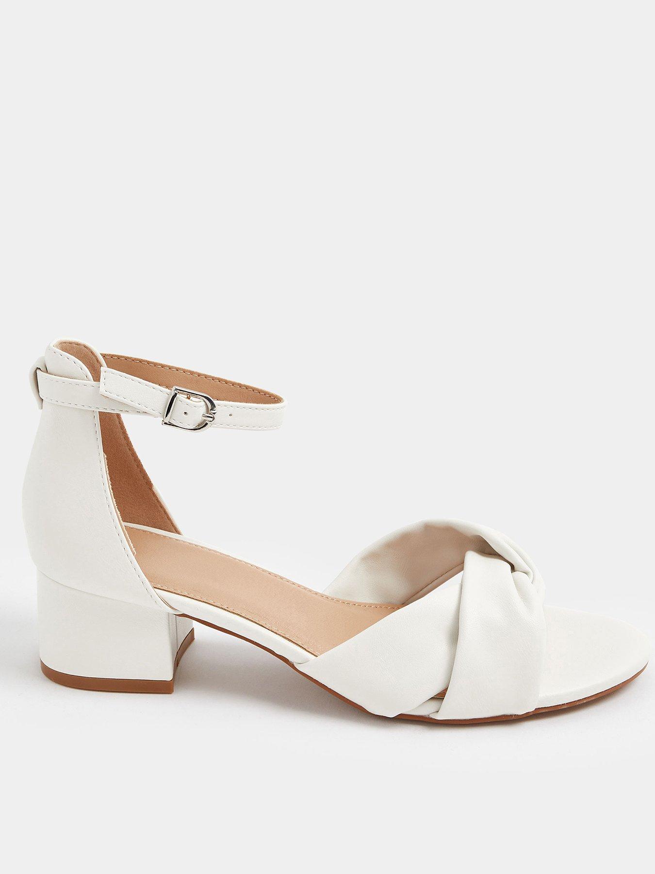Image 1 of 4 of Yours Extra Wide Fit Low Twist Block Heel