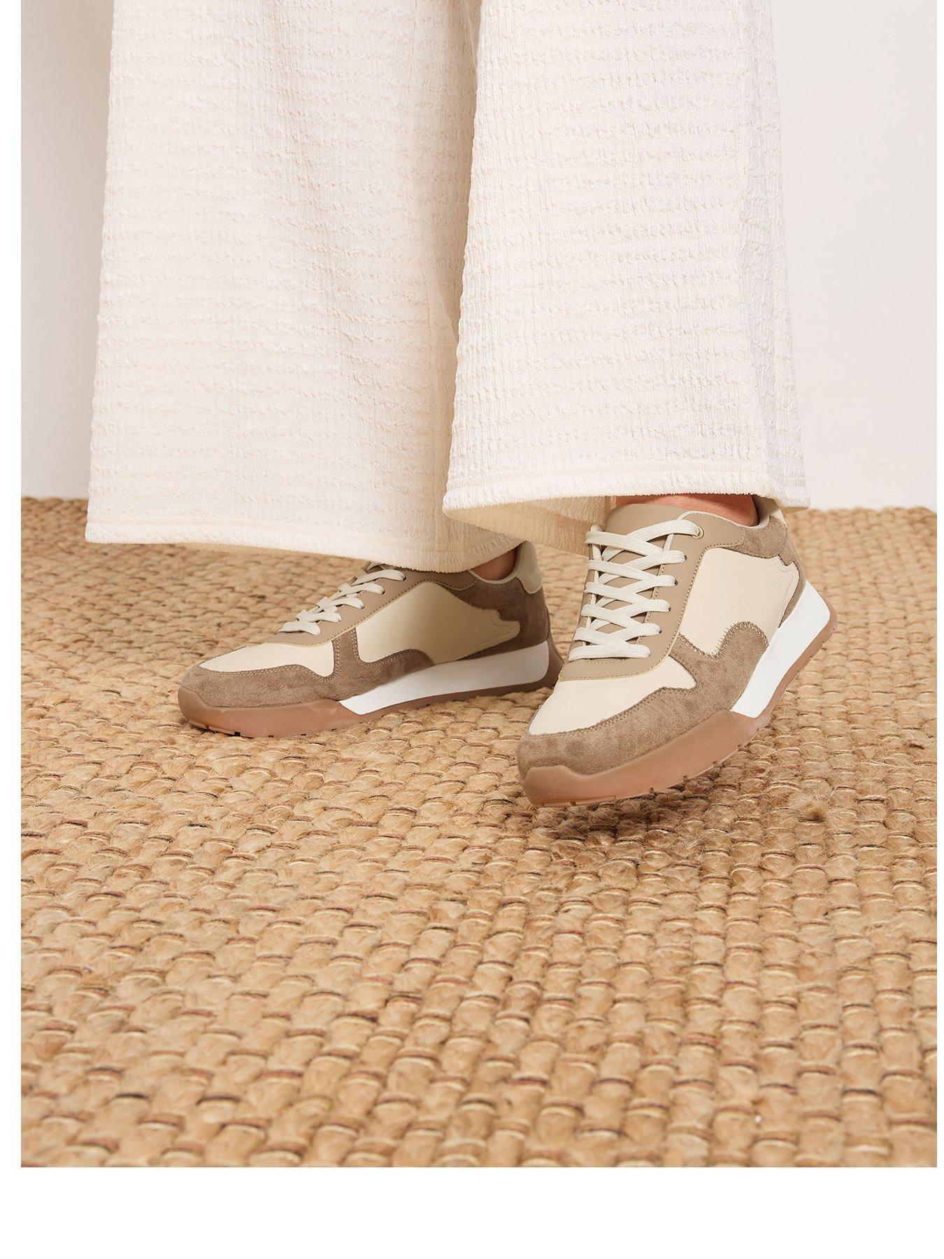 Image 1 of 4 of Yours Extra Wide Fit Sole Panelled Runner Shoe