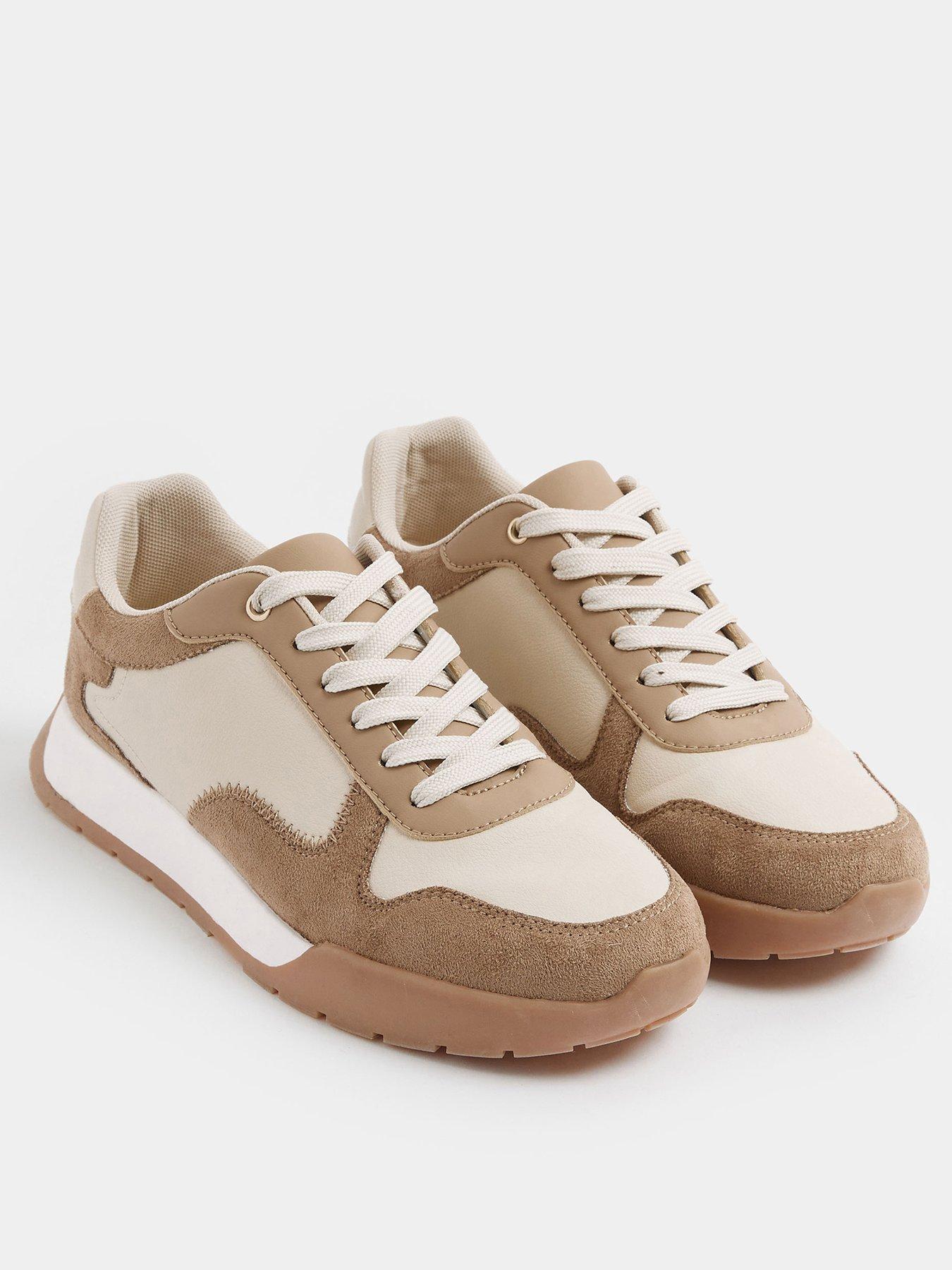 Image 2 of 4 of Yours Extra Wide Fit Sole Panelled Runner Shoe