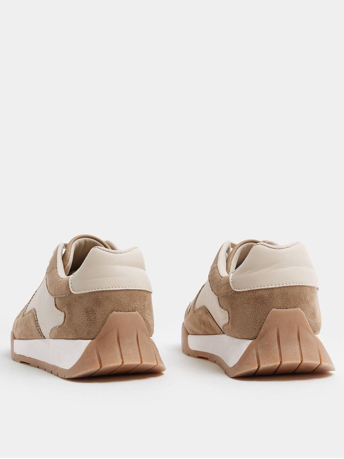 Image 3 of 4 of Yours Extra Wide Fit Sole Panelled Runner Shoe