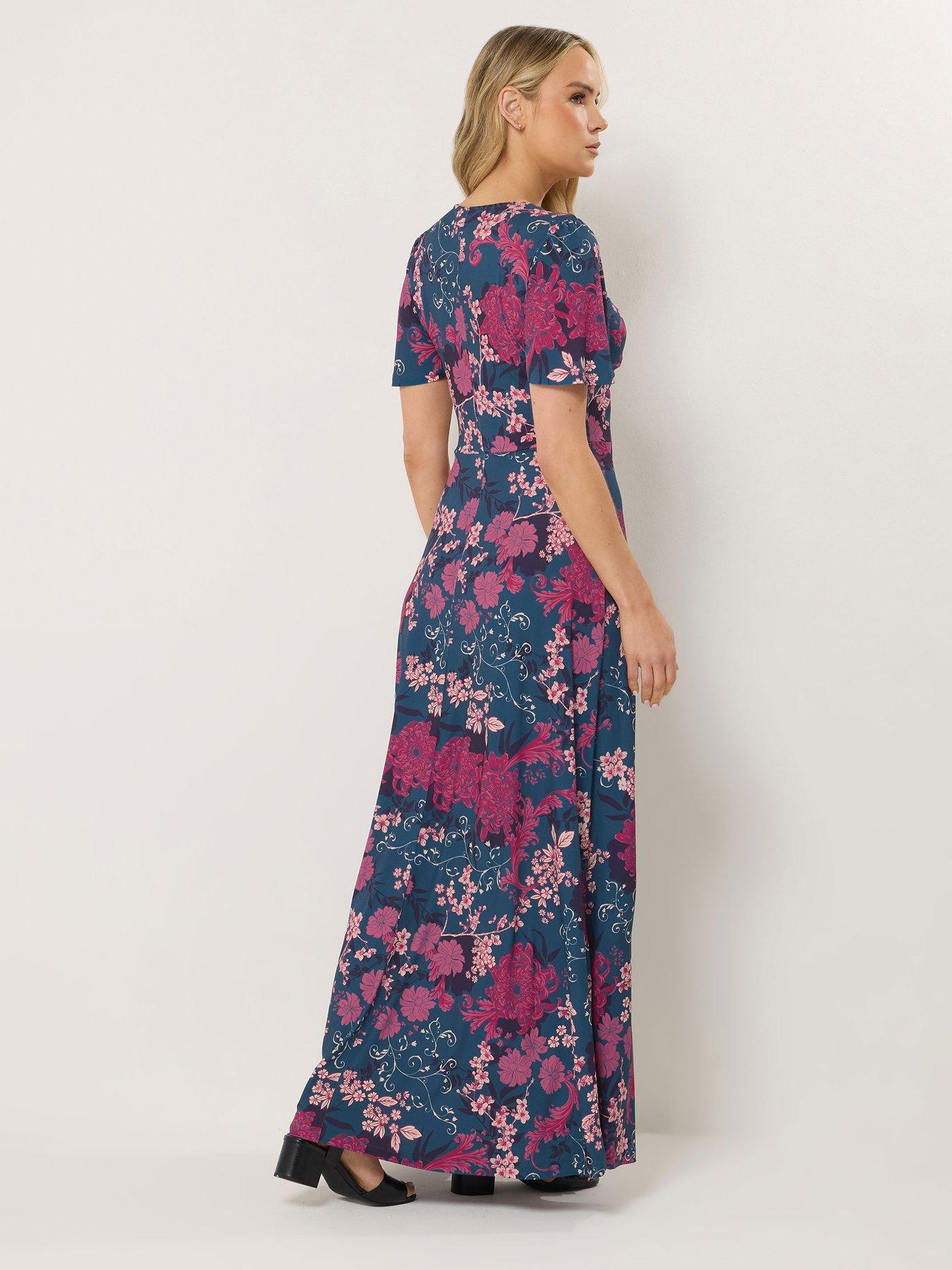 Image 2 of 4 of Long Tall Sally Tall Floral Ity Twist Front Dress