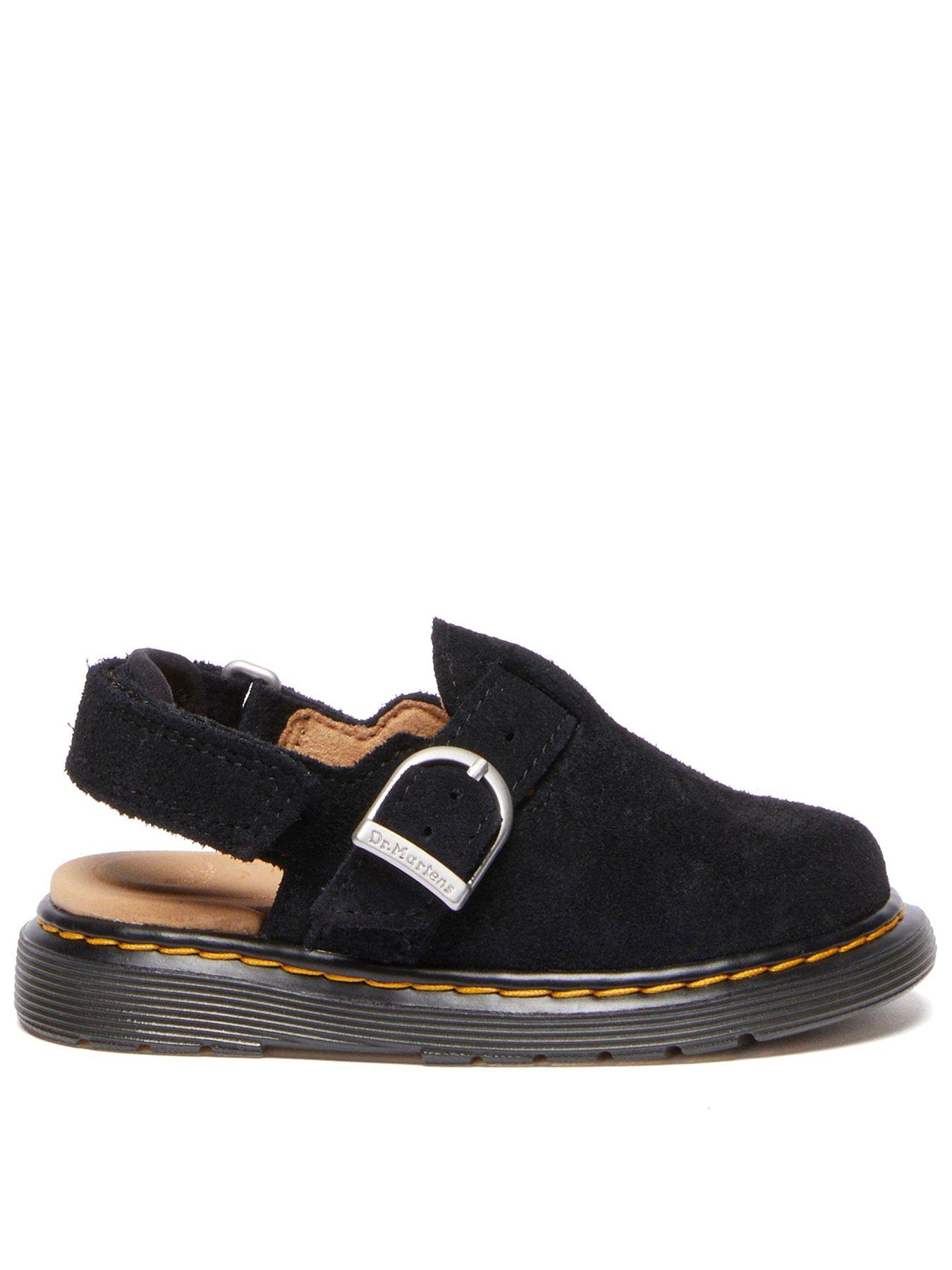 Image 1 of 7 of Dr Martens Jorgie T Black Bronx Suede