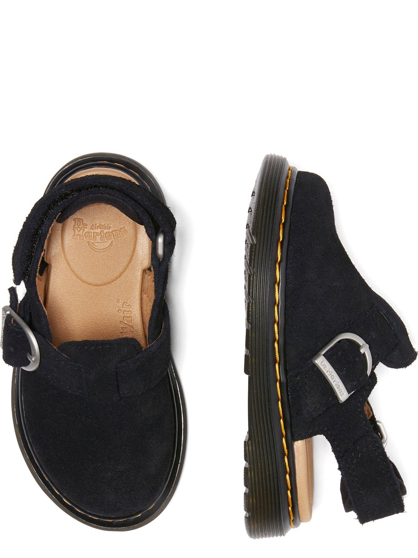 Image 4 of 7 of Dr Martens Jorgie T Black Bronx Suede