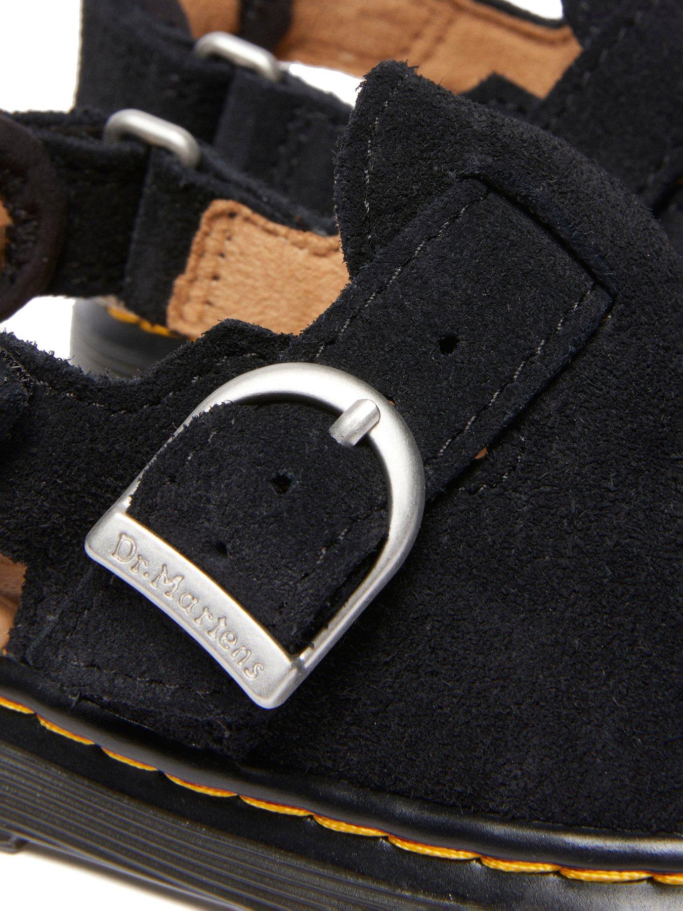 Image 6 of 7 of Dr Martens Jorgie T Black Bronx Suede