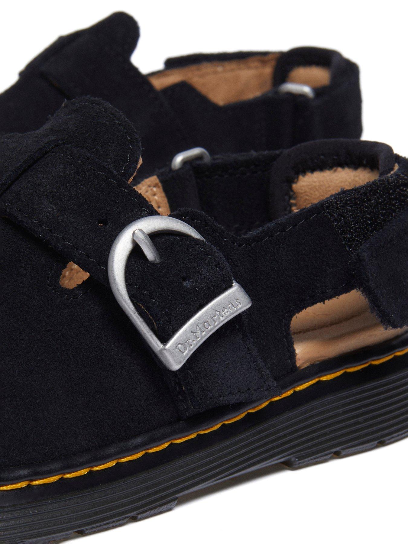 Image 6 of 7 of Dr Martens Jorgie J Black Bronx Suede