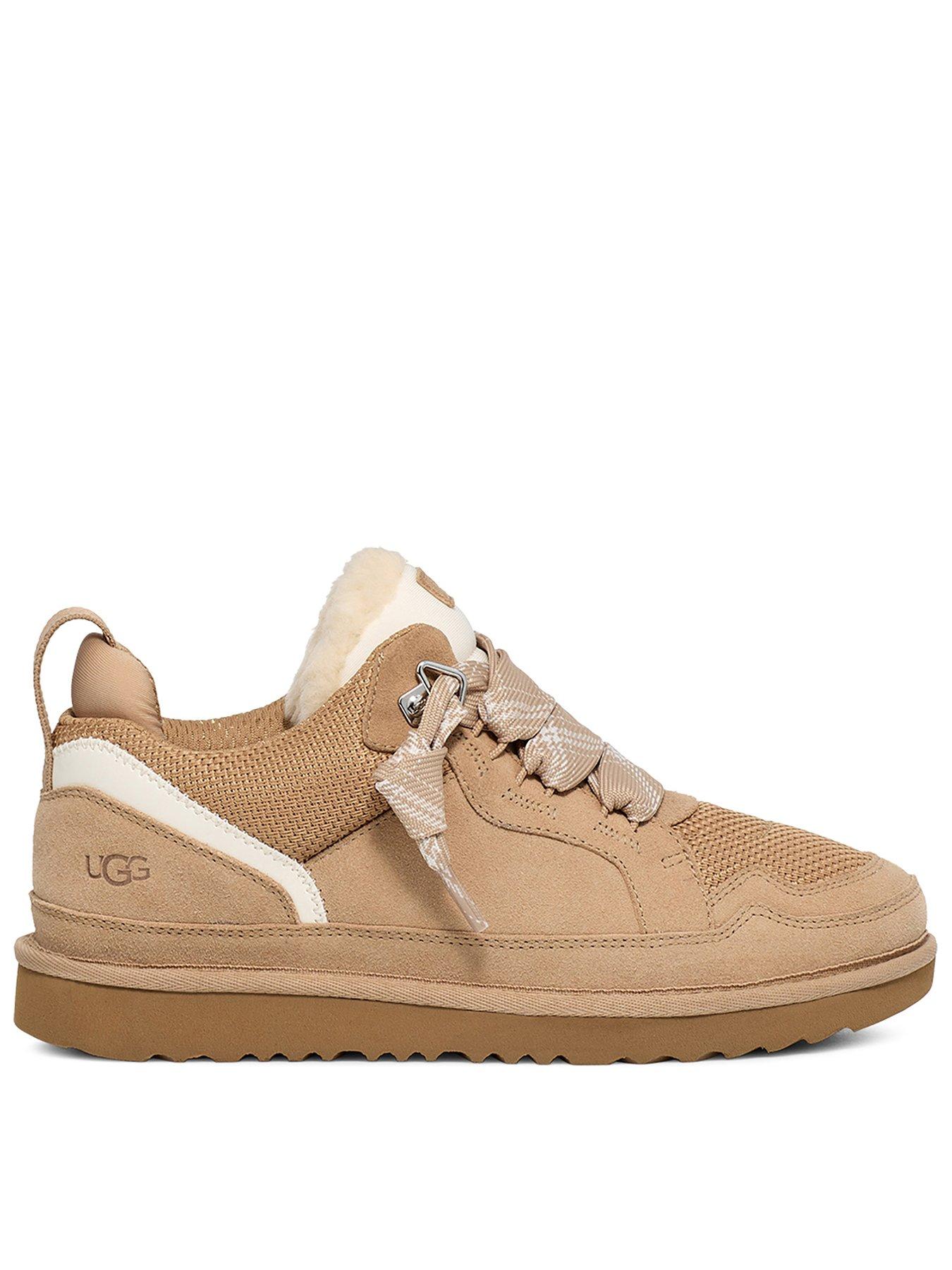 UGG Kids Lowmel, Beige, Size 13 Younger
