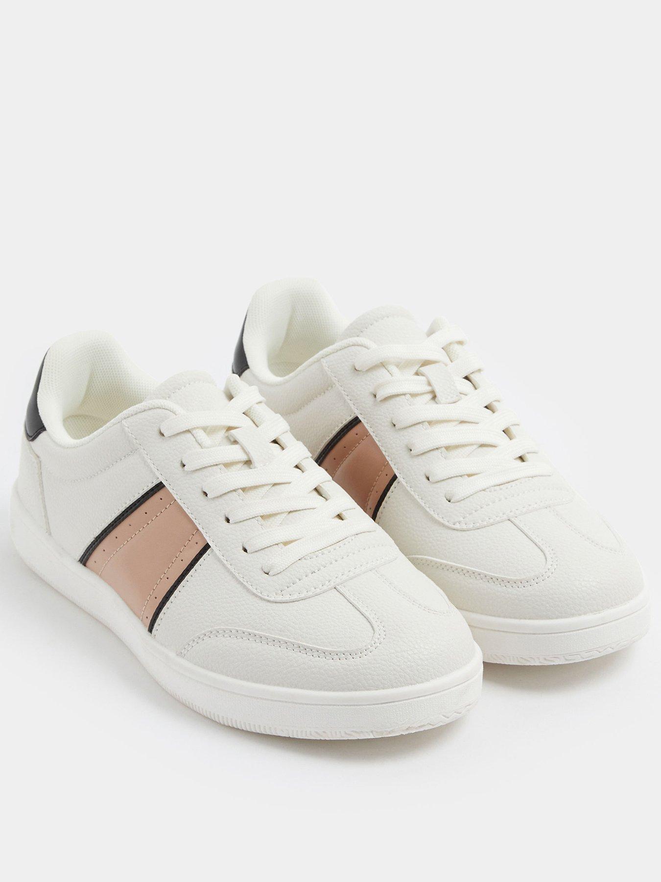Image 2 of 4 of Yours Extra Wide Fit Slim Sole Panneled Trainer