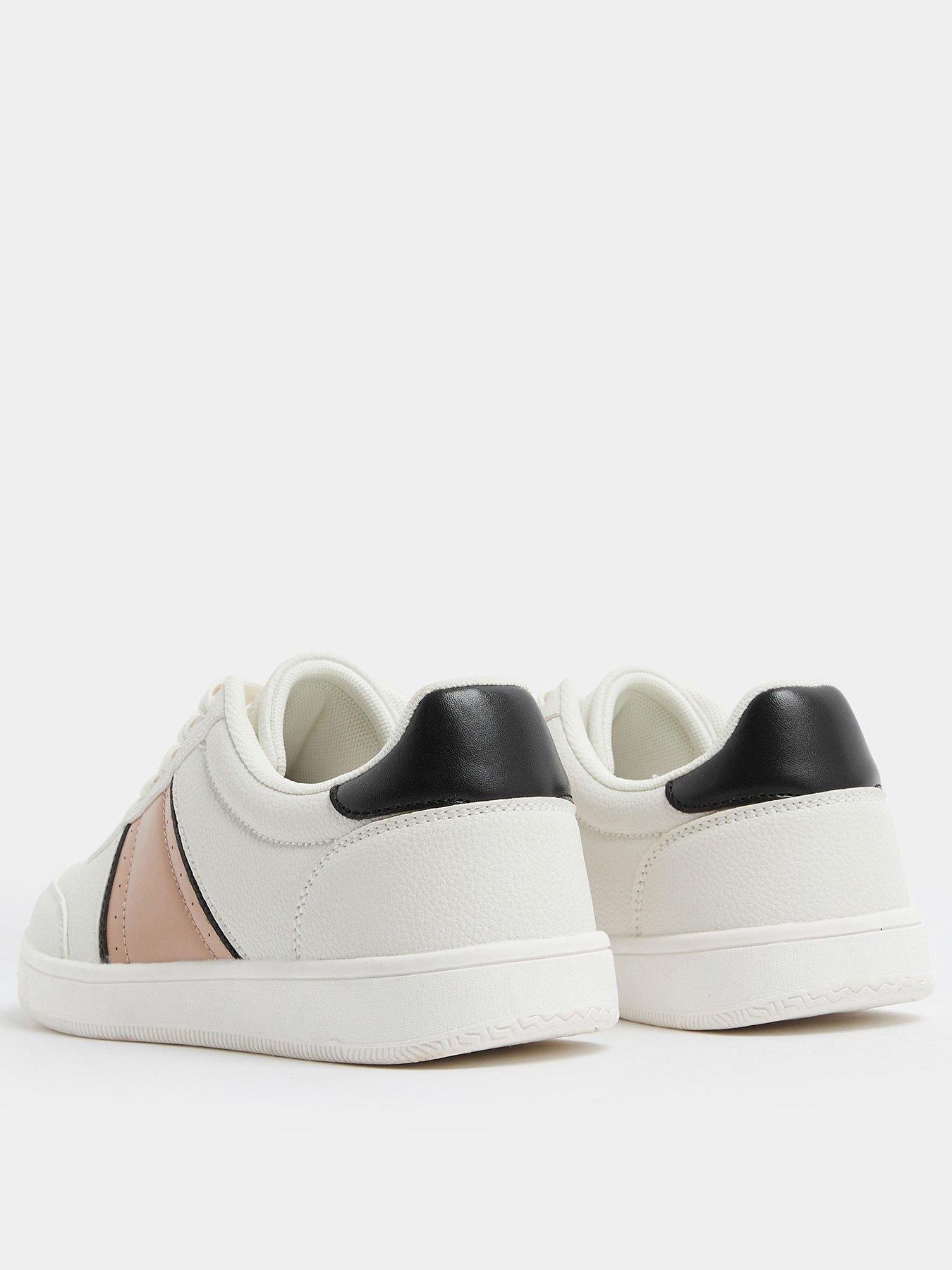 Image 3 of 4 of Yours Extra Wide Fit Slim Sole Panneled Trainer