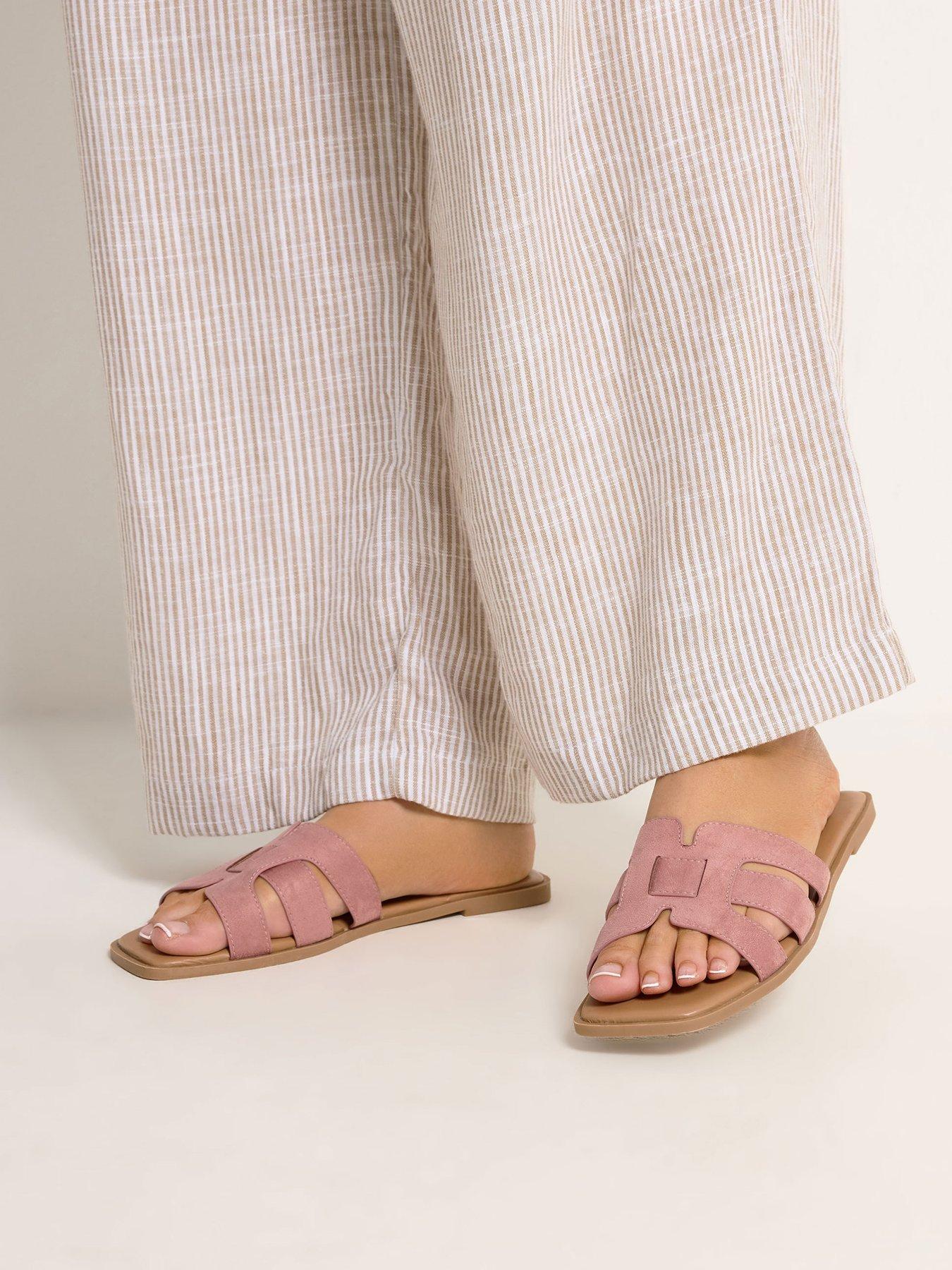 Yours Wide Fit Cut Out Mule Sandal