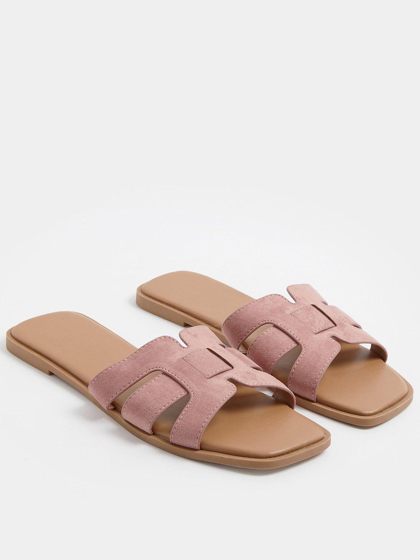 Image 2 of 4 of Yours Wide Fit Cut Out Mule Sandal