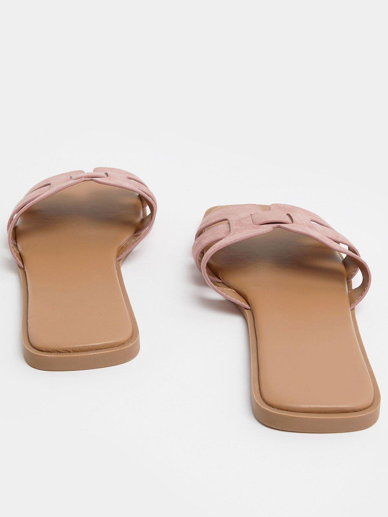 Image 3 of 4 of Yours Wide Fit Cut Out Mule Sandal