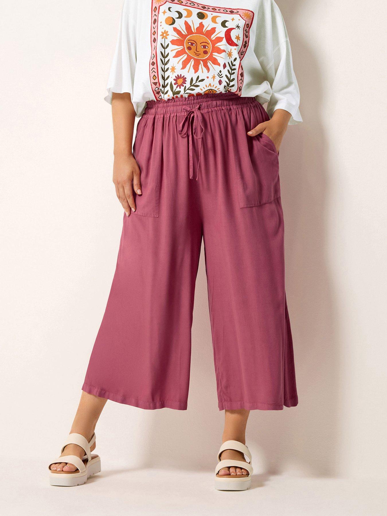Yours Curve Chambray Culotte